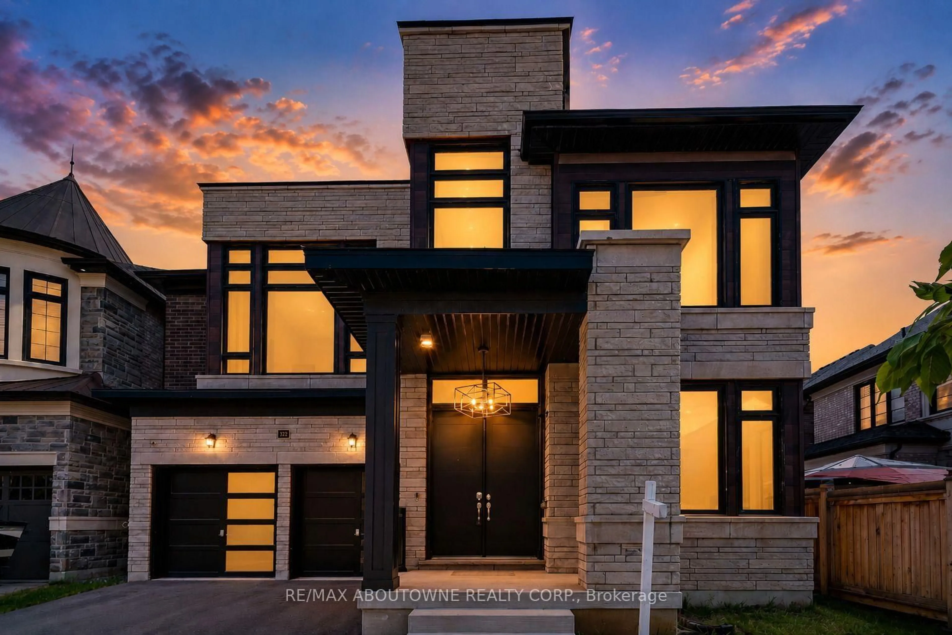 Home with brick exterior material, building for 1217 Ironbridge Rd, Oakville Ontario L6M 5M5