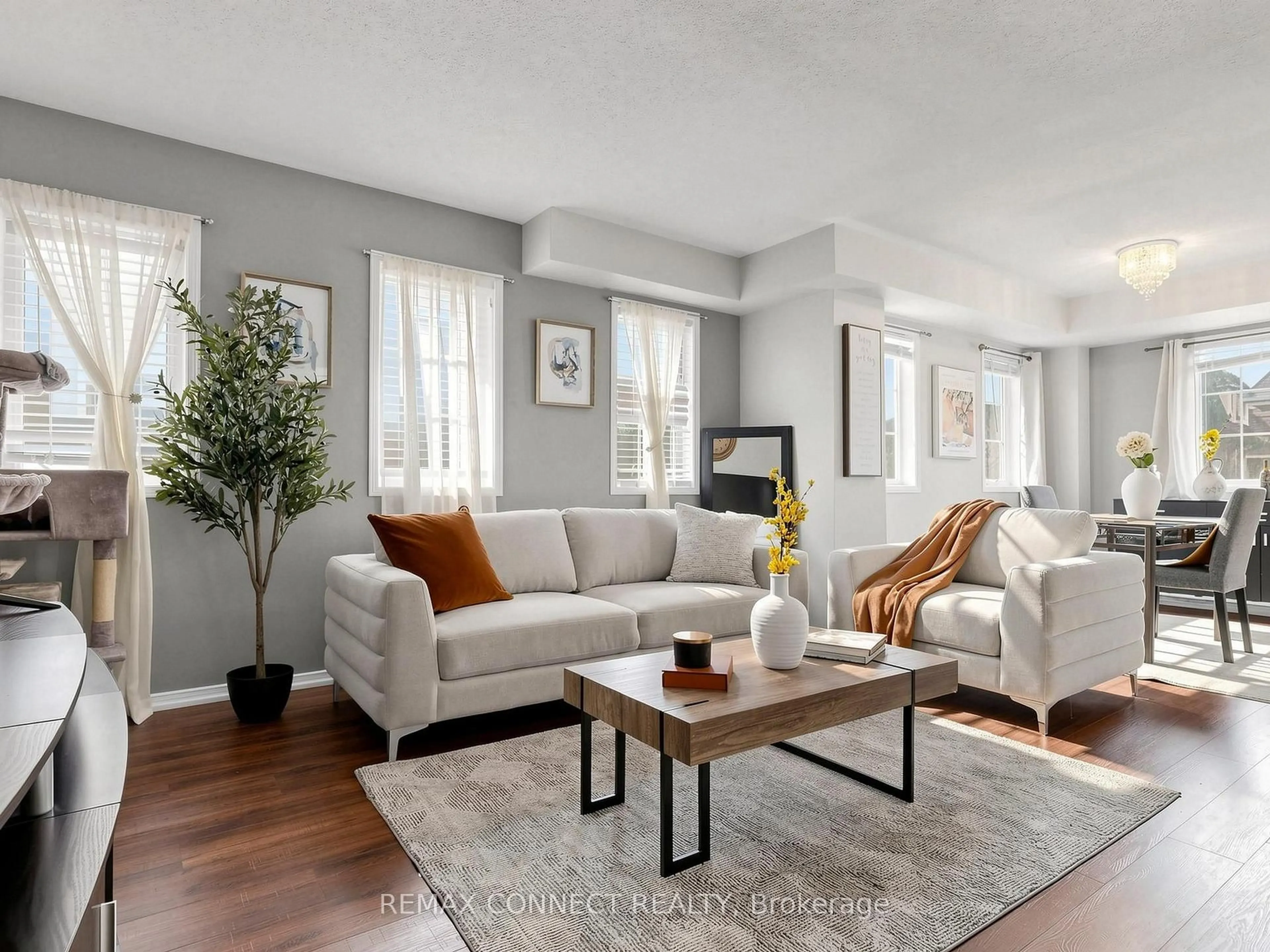 Living room with furniture, unknown for 58 Sidney Belsey Cres #304, Toronto Ontario M6M 5J2