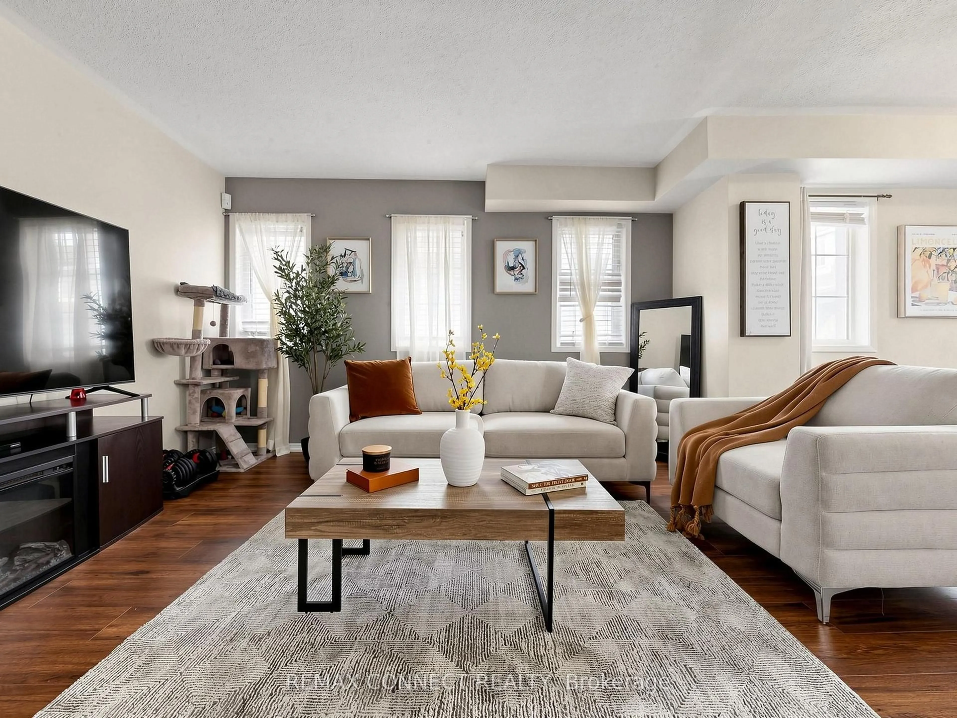 Living room with furniture, unknown for 58 Sidney Belsey Cres #304, Toronto Ontario M6M 5J2