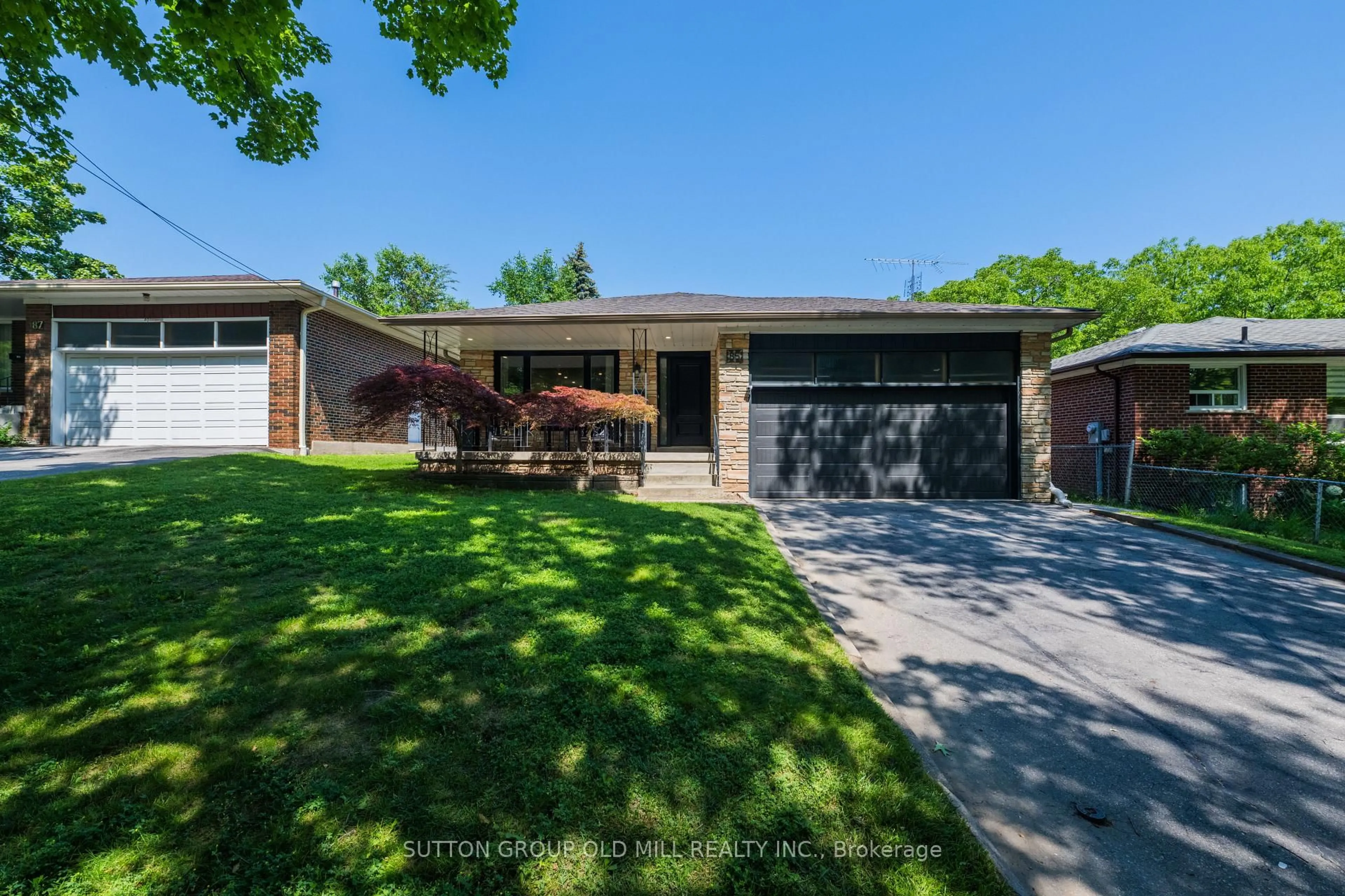 Home with brick exterior material, street for 85 Bonnyview Dr, Toronto Ontario M8Y 3G7
