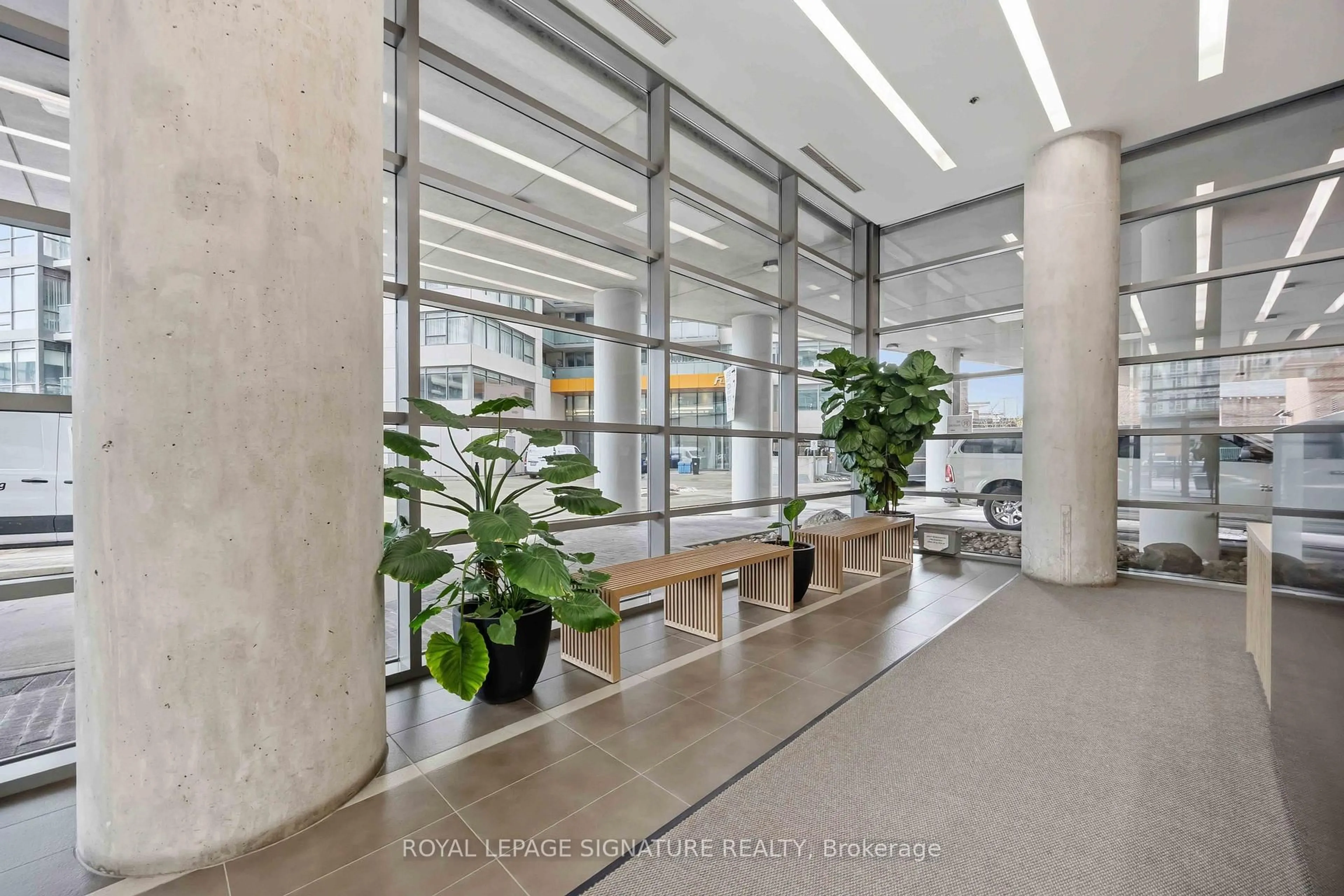 Indoor foyer for 38 Joe Shuster Way #1625, Toronto Ontario M6K 0A5