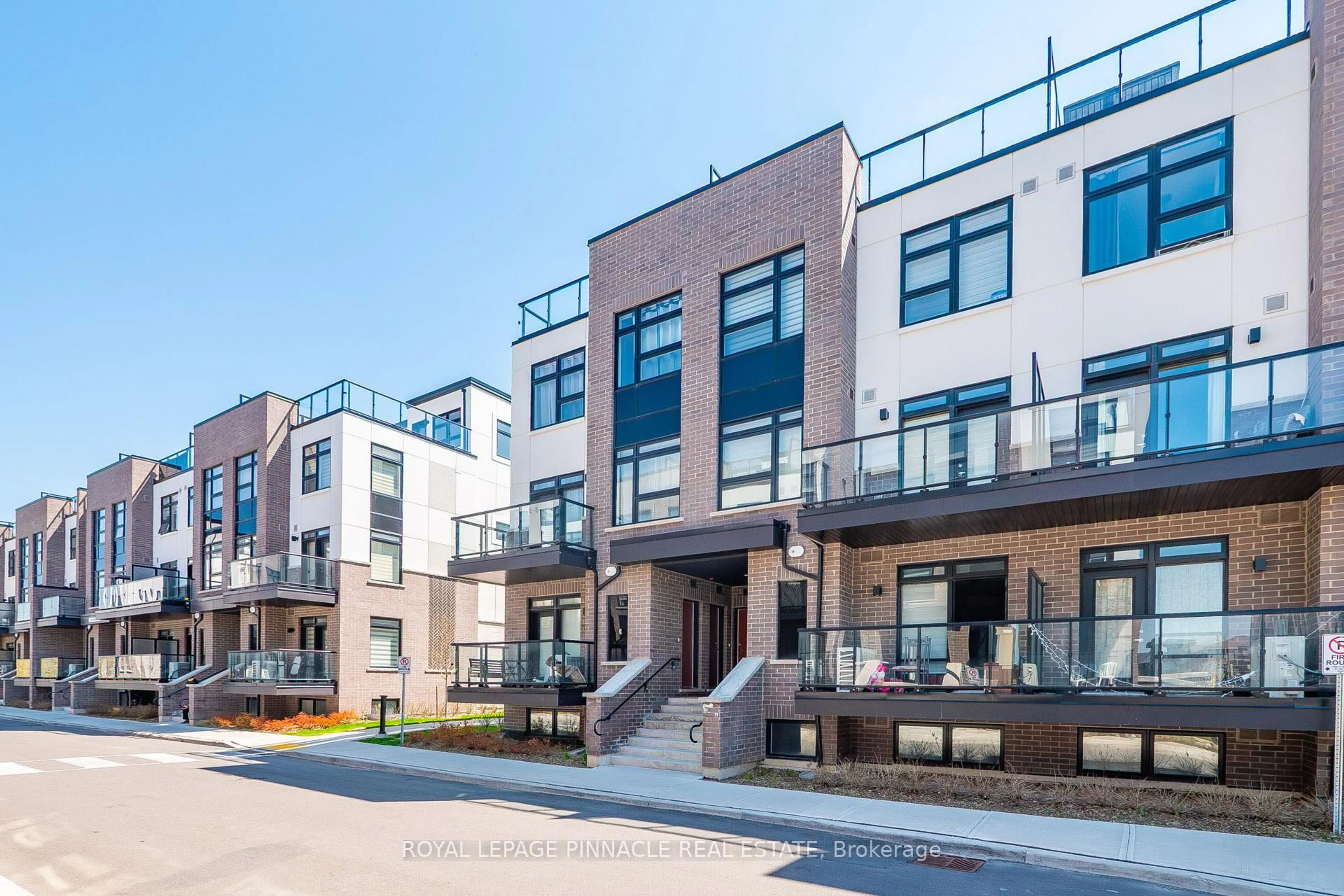 Patio, street for 1585 Rose Way #103, Milton Ontario L9T 7E7