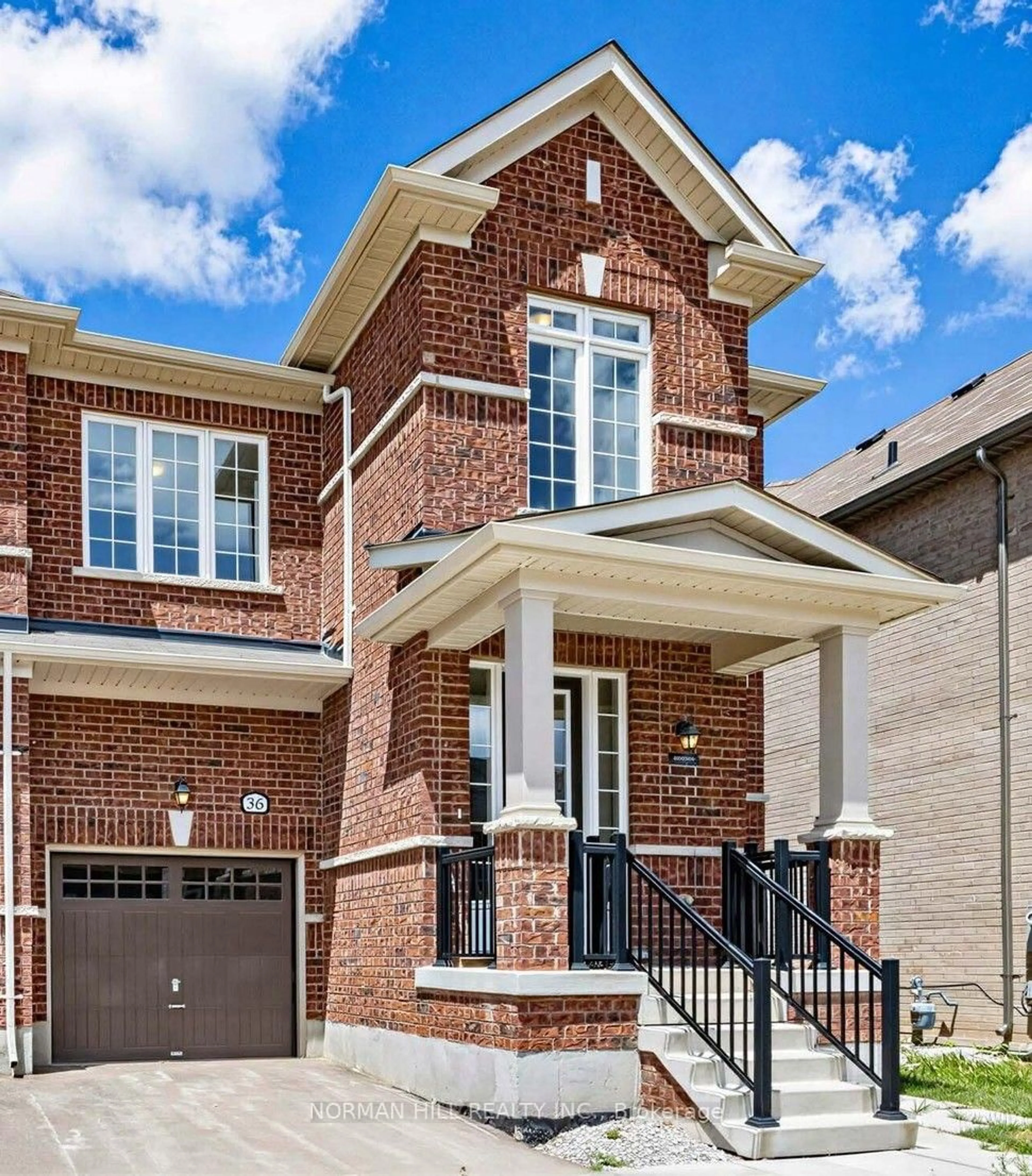 Home with brick exterior material, street for 36 Guildhouse Dr, Brampton Ontario L7A 4W5
