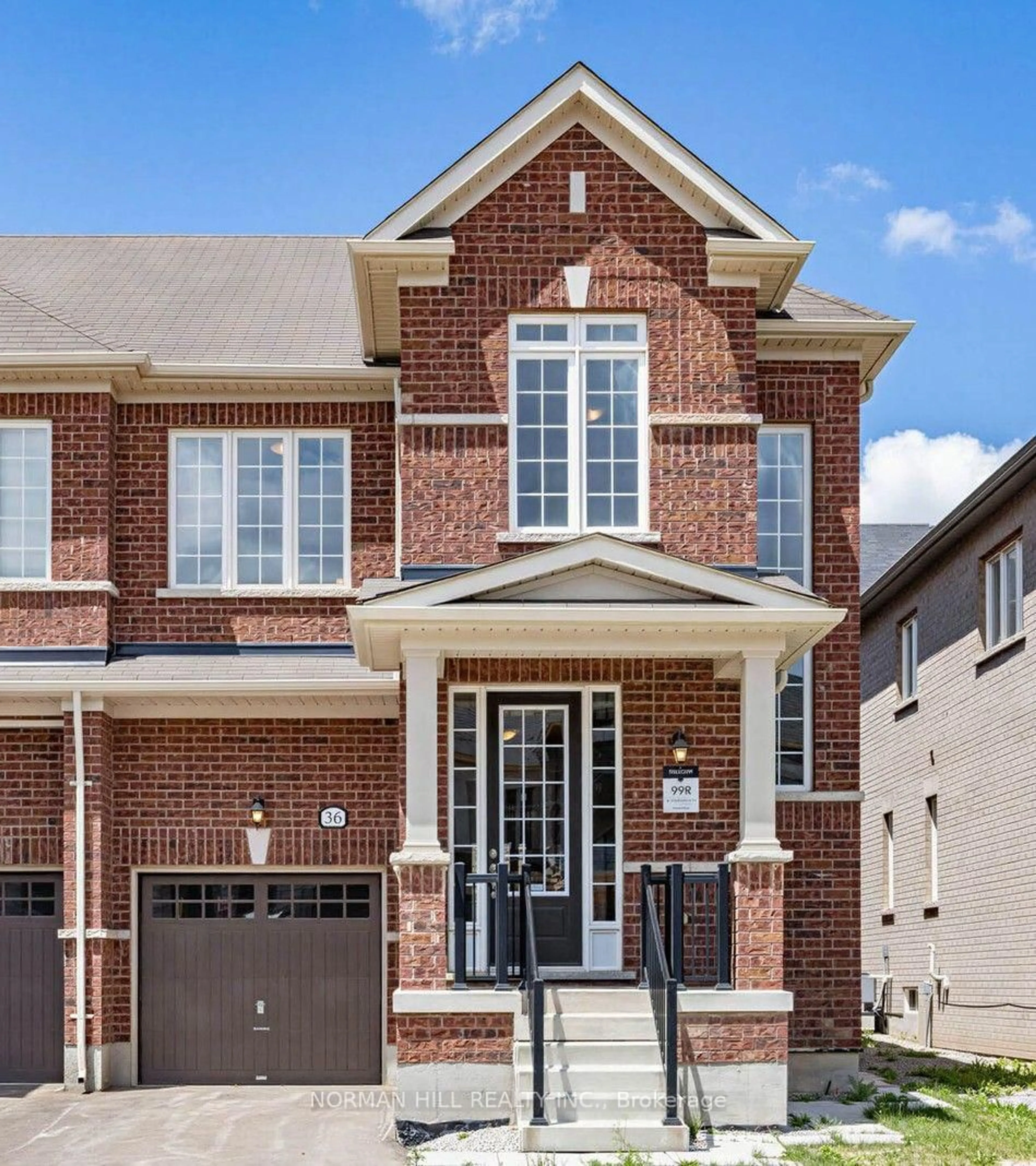 Home with brick exterior material, street for 36 Guildhouse Dr, Brampton Ontario L7A 4W5