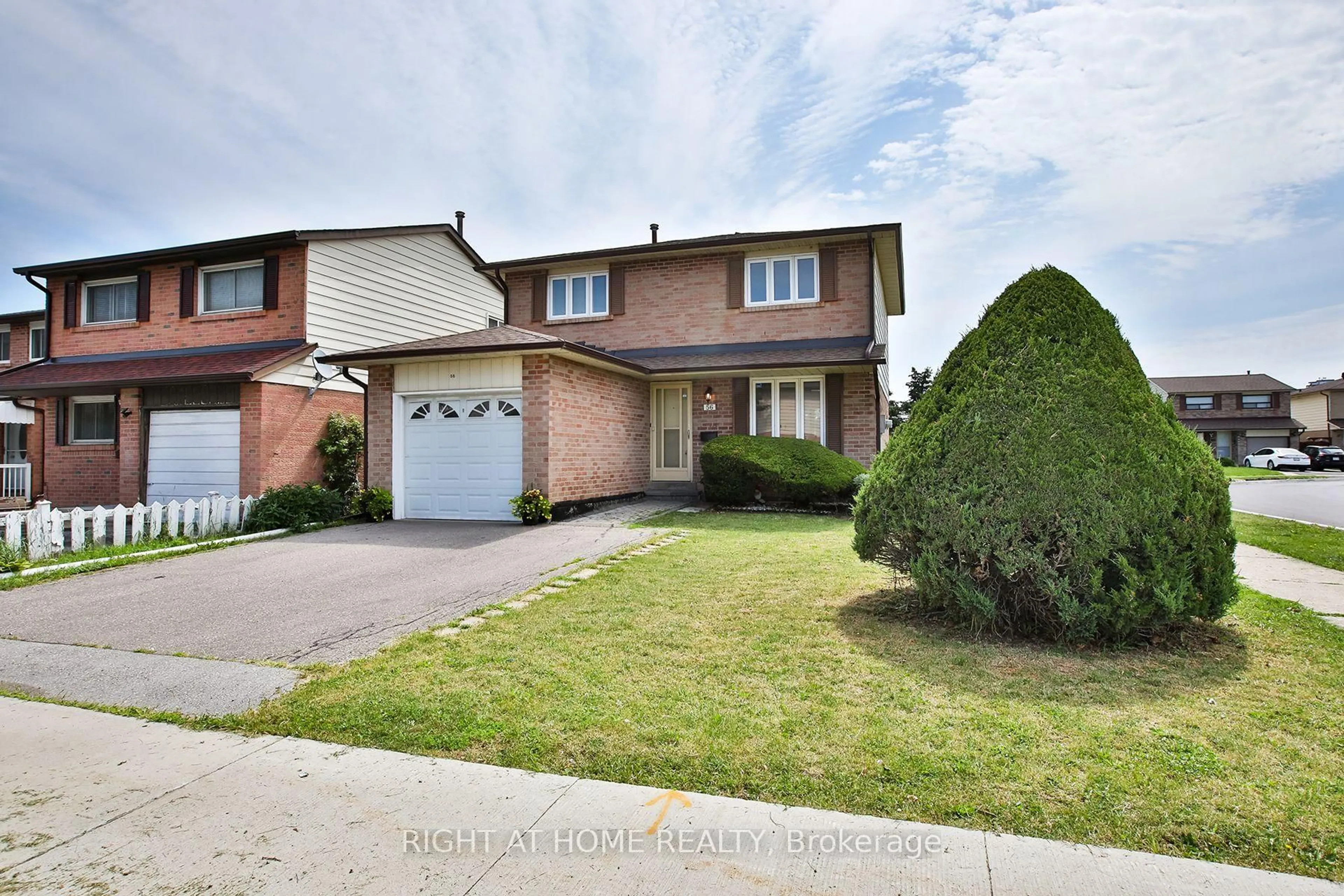 Home with brick exterior material, street for 56 Cathy Jean Cres, Toronto Ontario M9V 4T3
