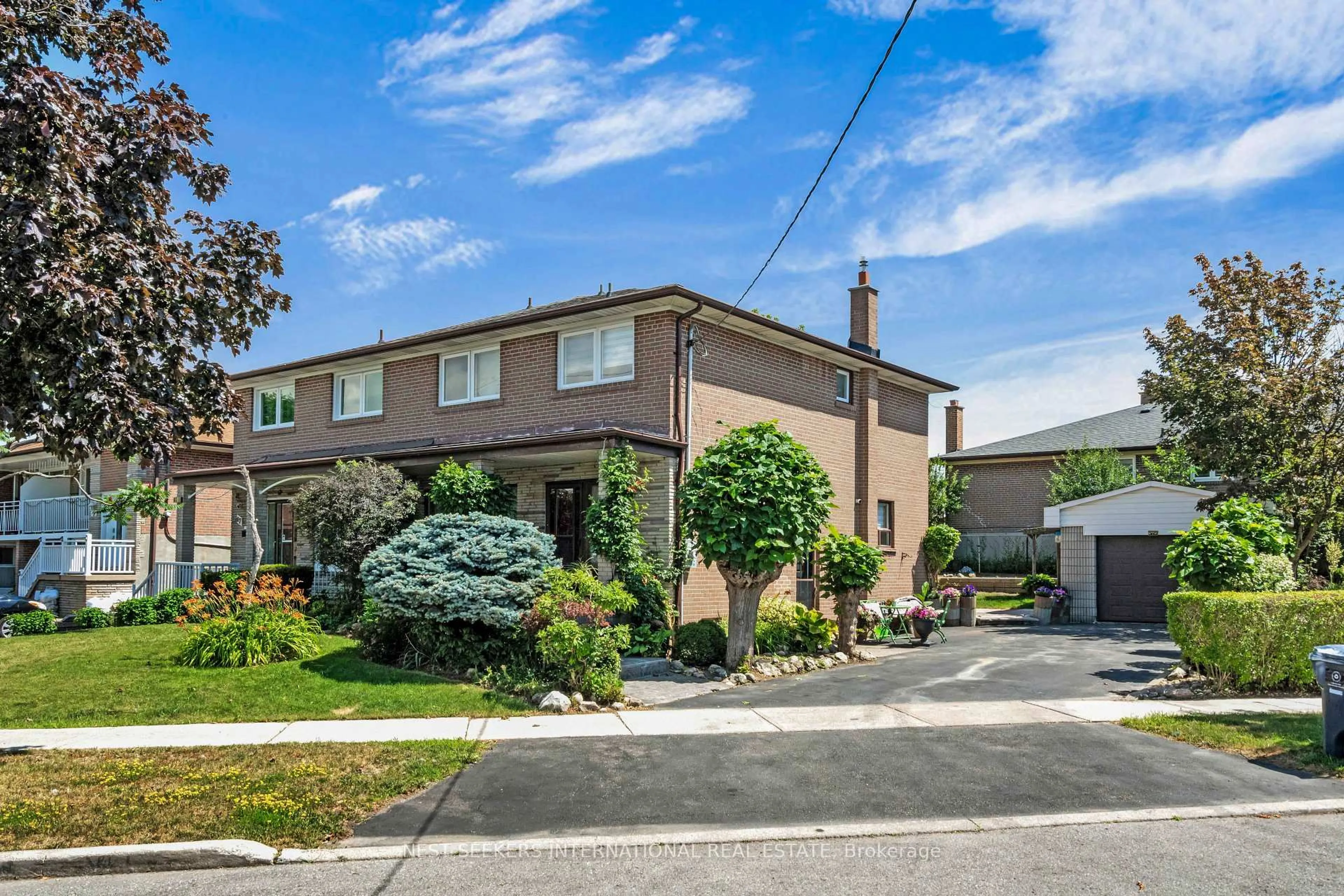Home with brick exterior material, street for 65 Orchardcroft Cres, Toronto Ontario M3J 1S7