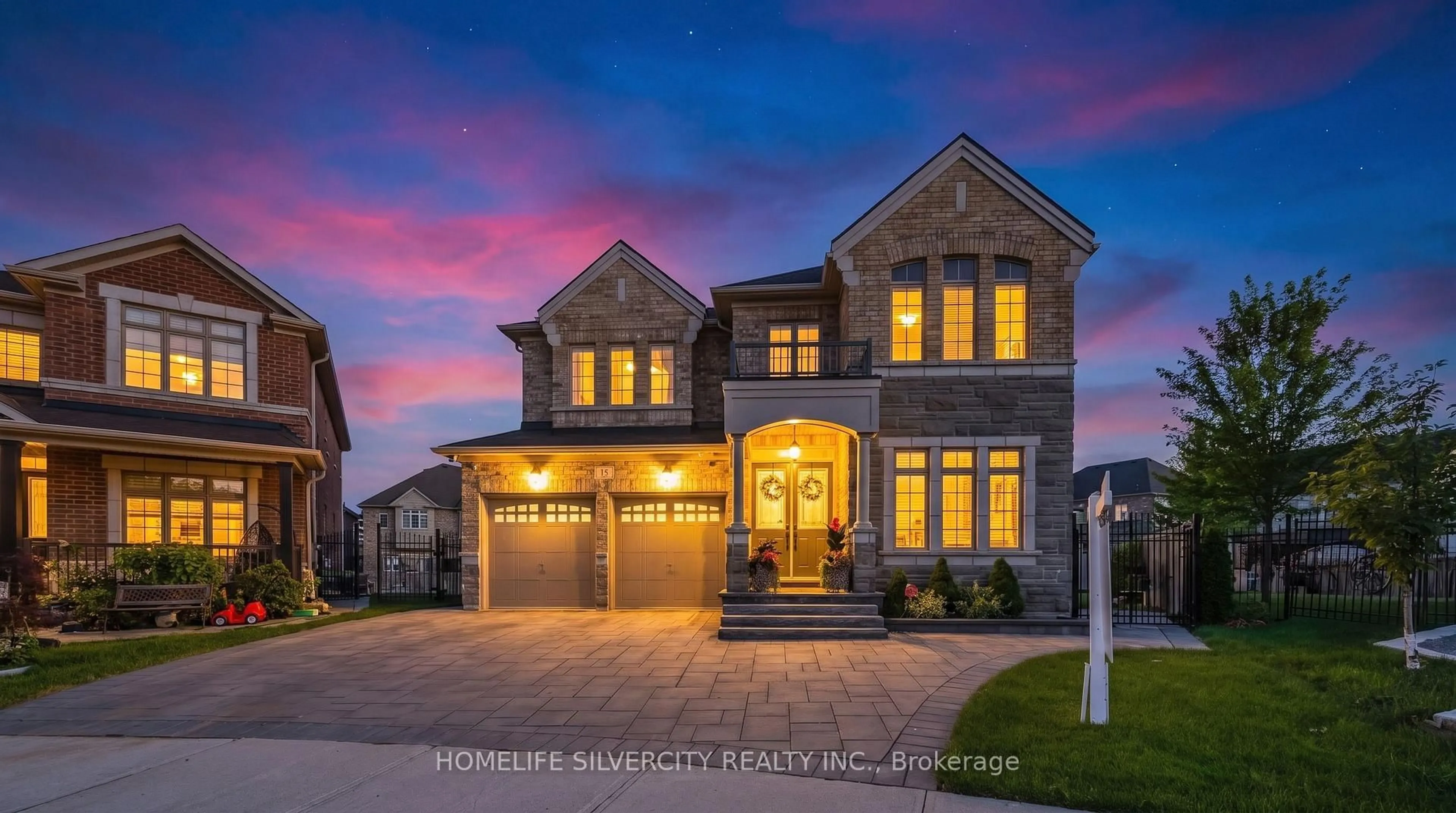 Home with brick exterior material, street for 14 Observatory Cres, Brampton Ontario L6P 4H9