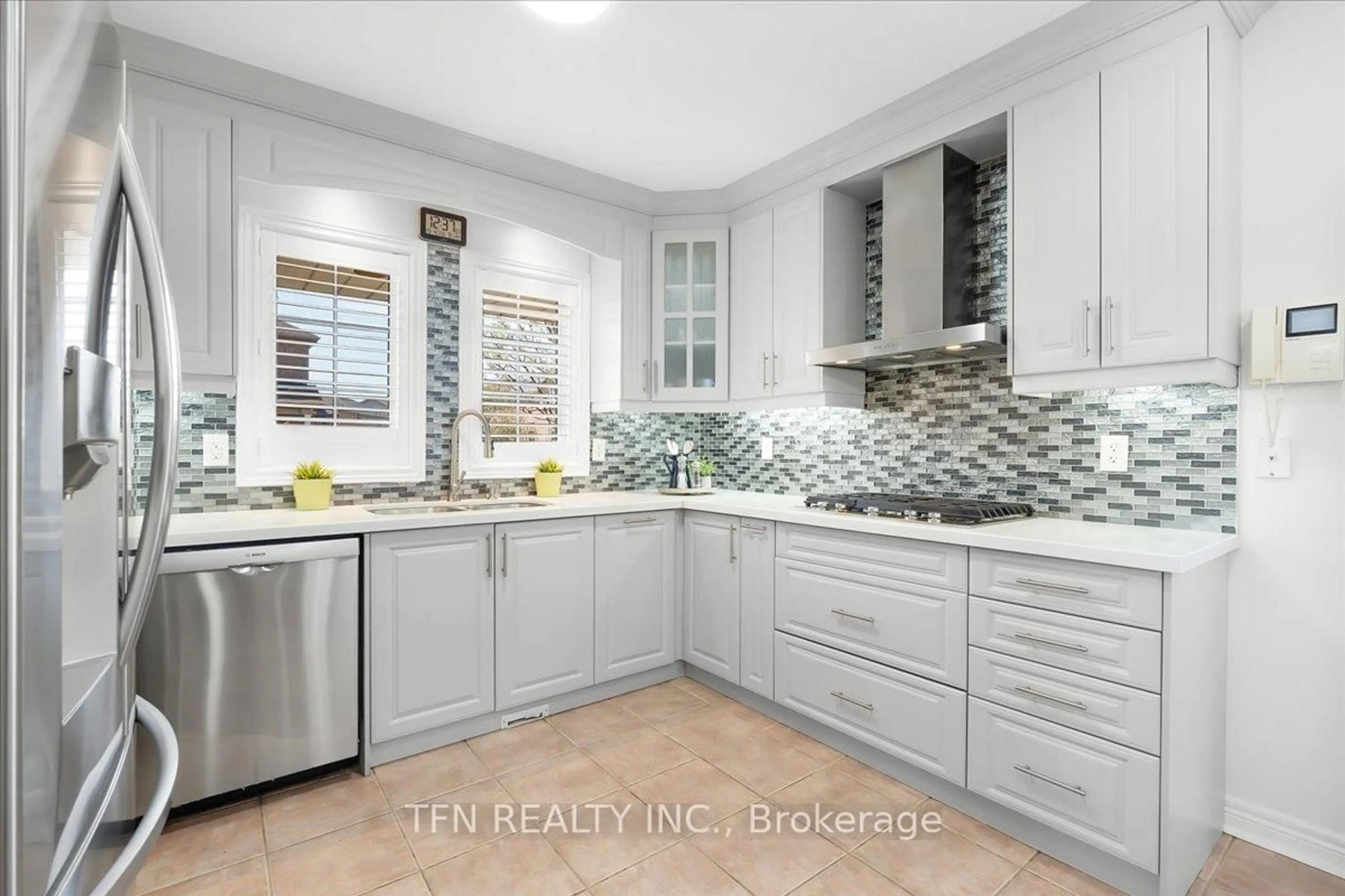 Contemporary kitchen, ceramic/tile floor for 70 Sewells Lane, Brampton Ontario L7A 2Z8