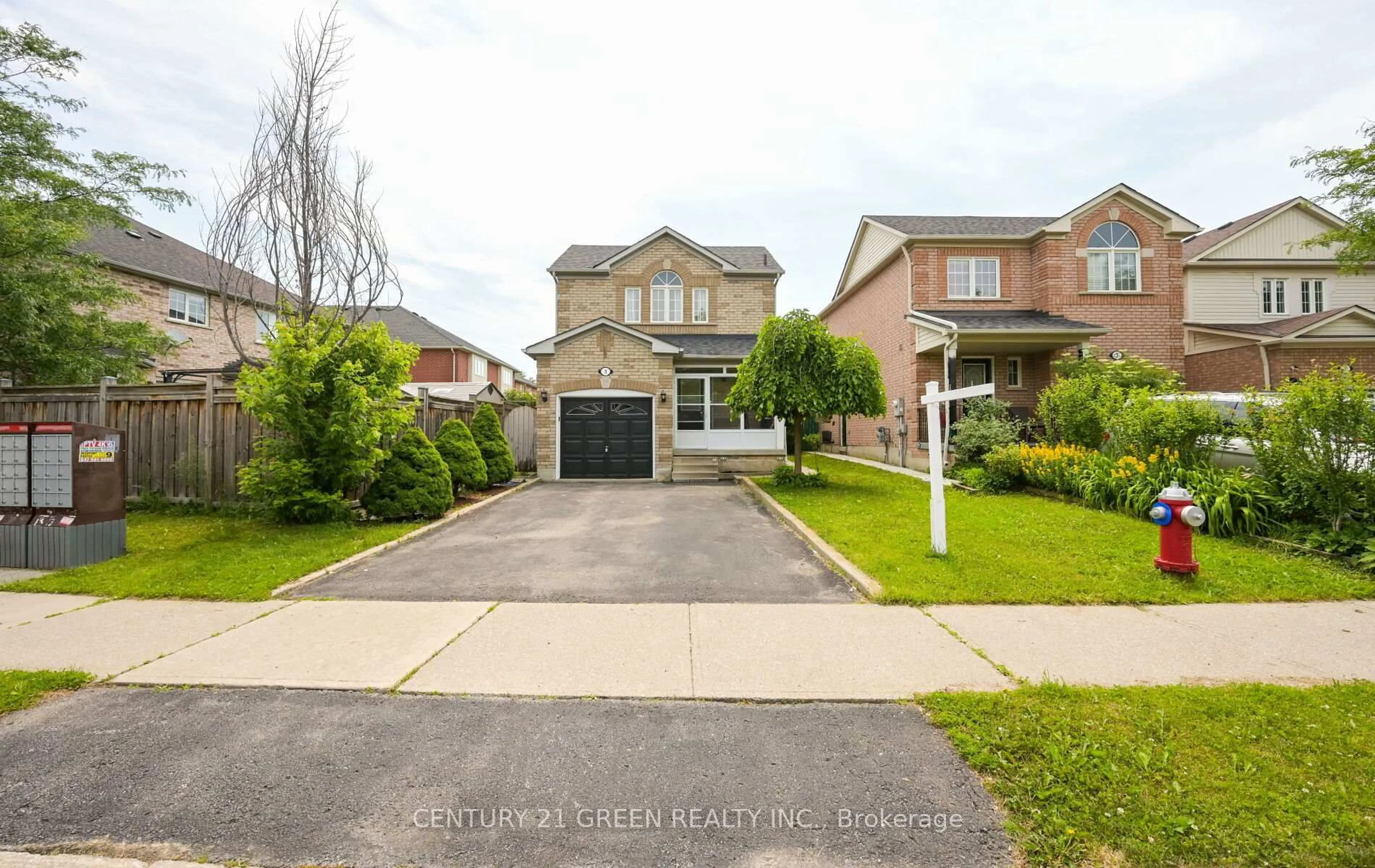 A pic from outside/outdoor area/front of a property/back of a property/a pic from drone, street for 9 Weatherell Dr, Brampton Ontario L7A 1Y7