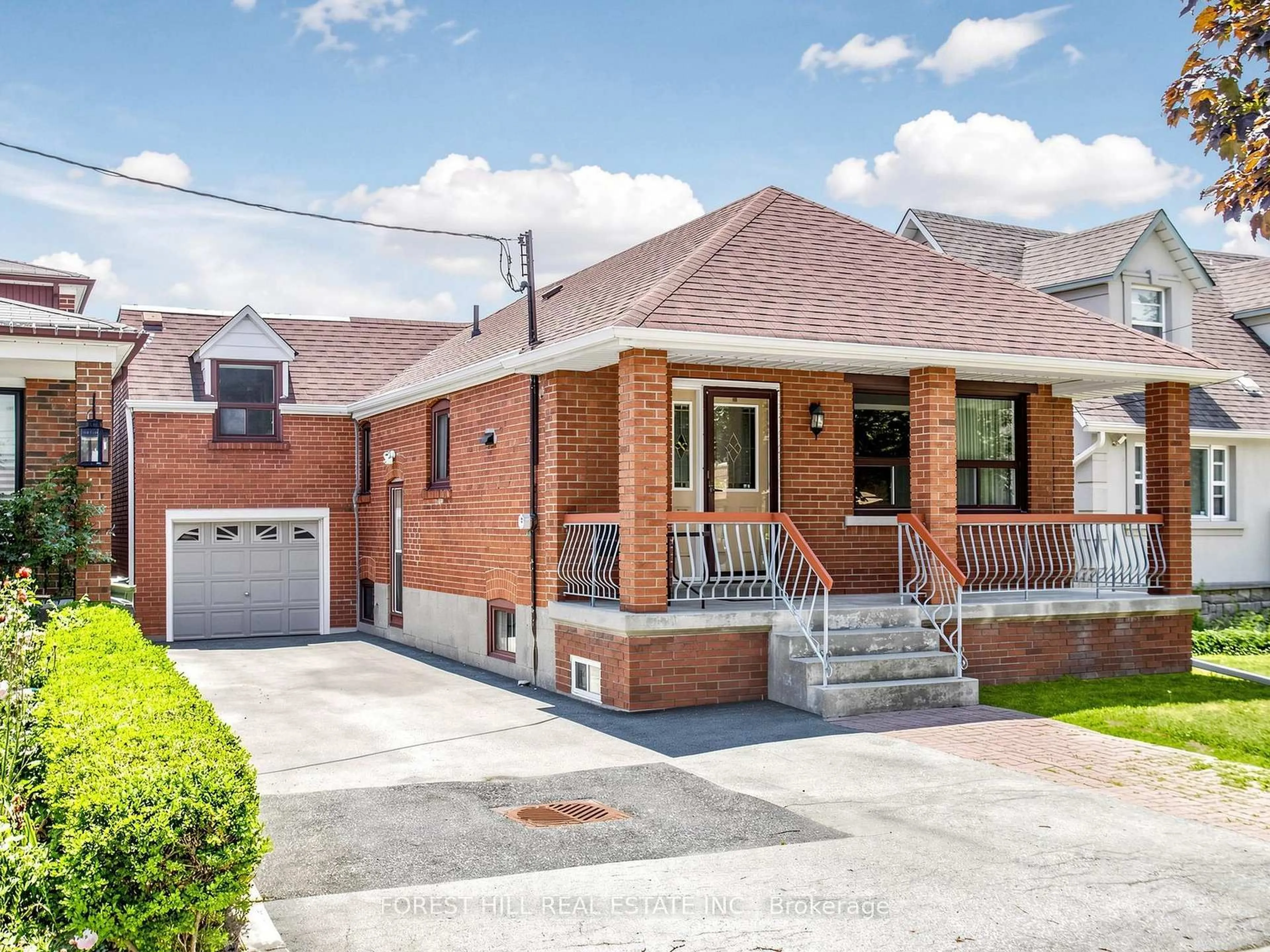 Home with brick exterior material, street for 25 Cartwright Ave, Toronto Ontario M6A 1T8