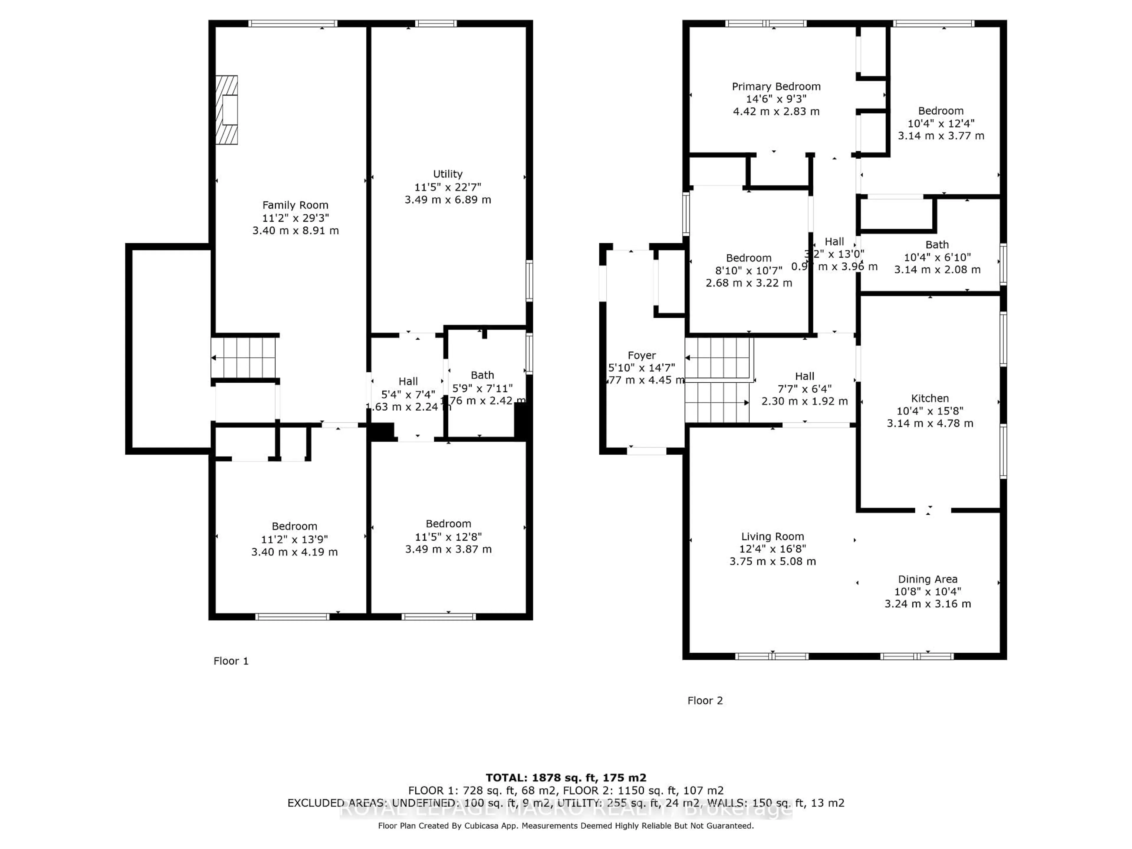 Floor plan for 554 Chamberlain Rd, Burlington Ontario L7L 2V4