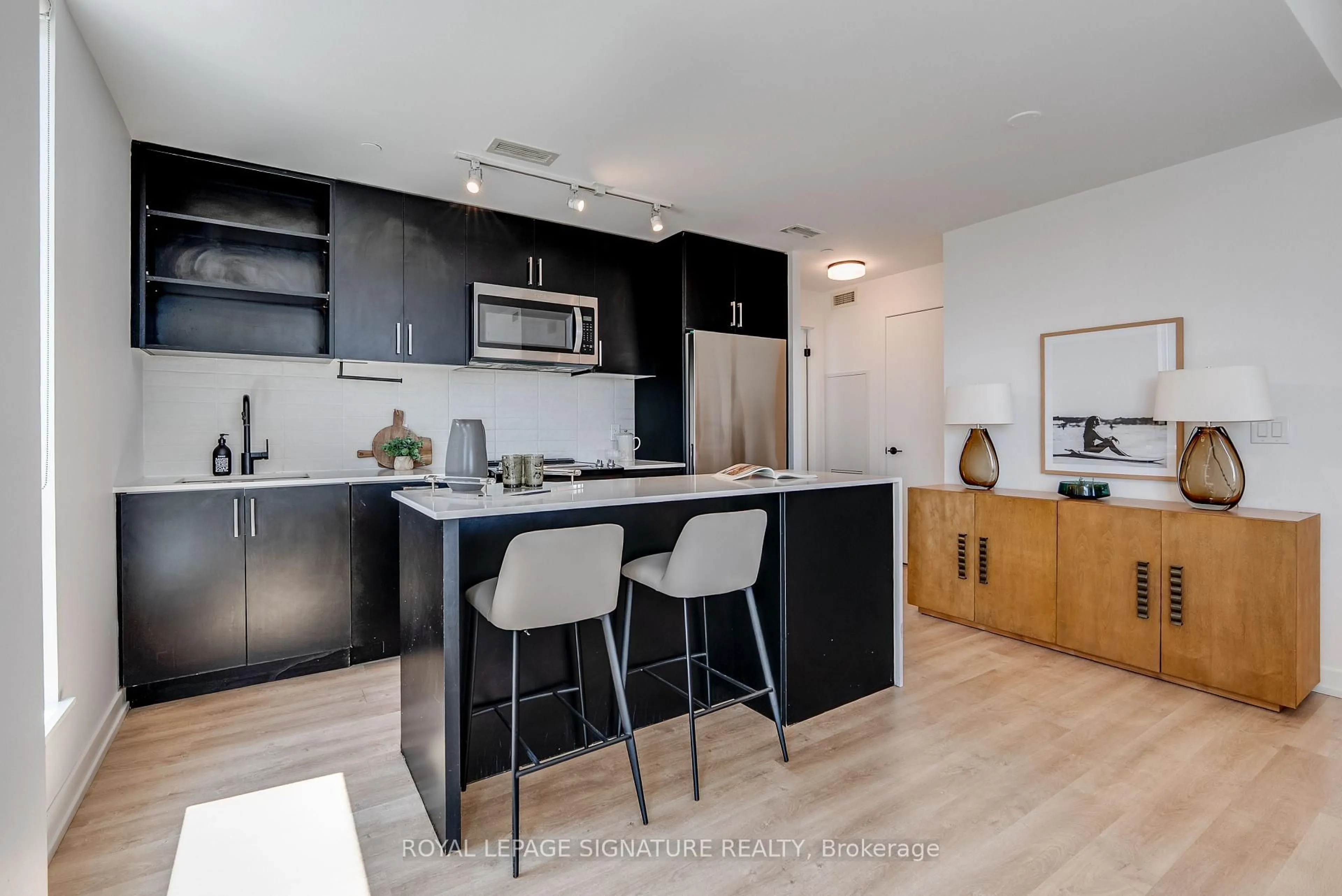 Open concept kitchen, unknown for 2300 St. Clair Ave #517, Toronto Ontario M6N 1K8