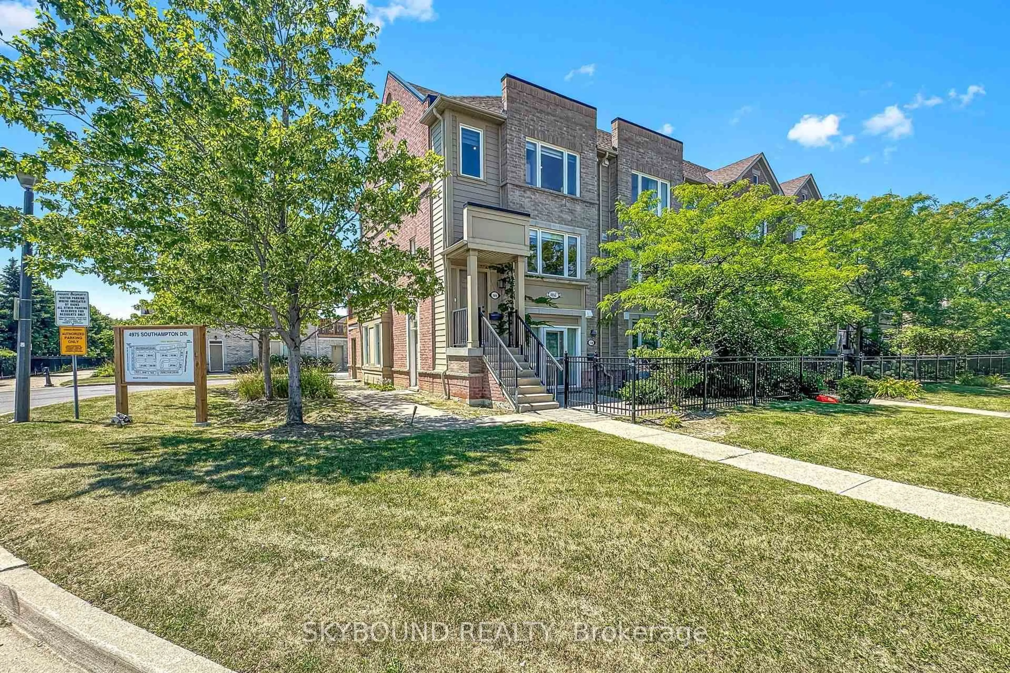 A pic from outside/outdoor area/front of a property/back of a property/a pic from drone, street for 4950 Winston Churchill Blvd #109, Mississauga Ontario L5M 8E3