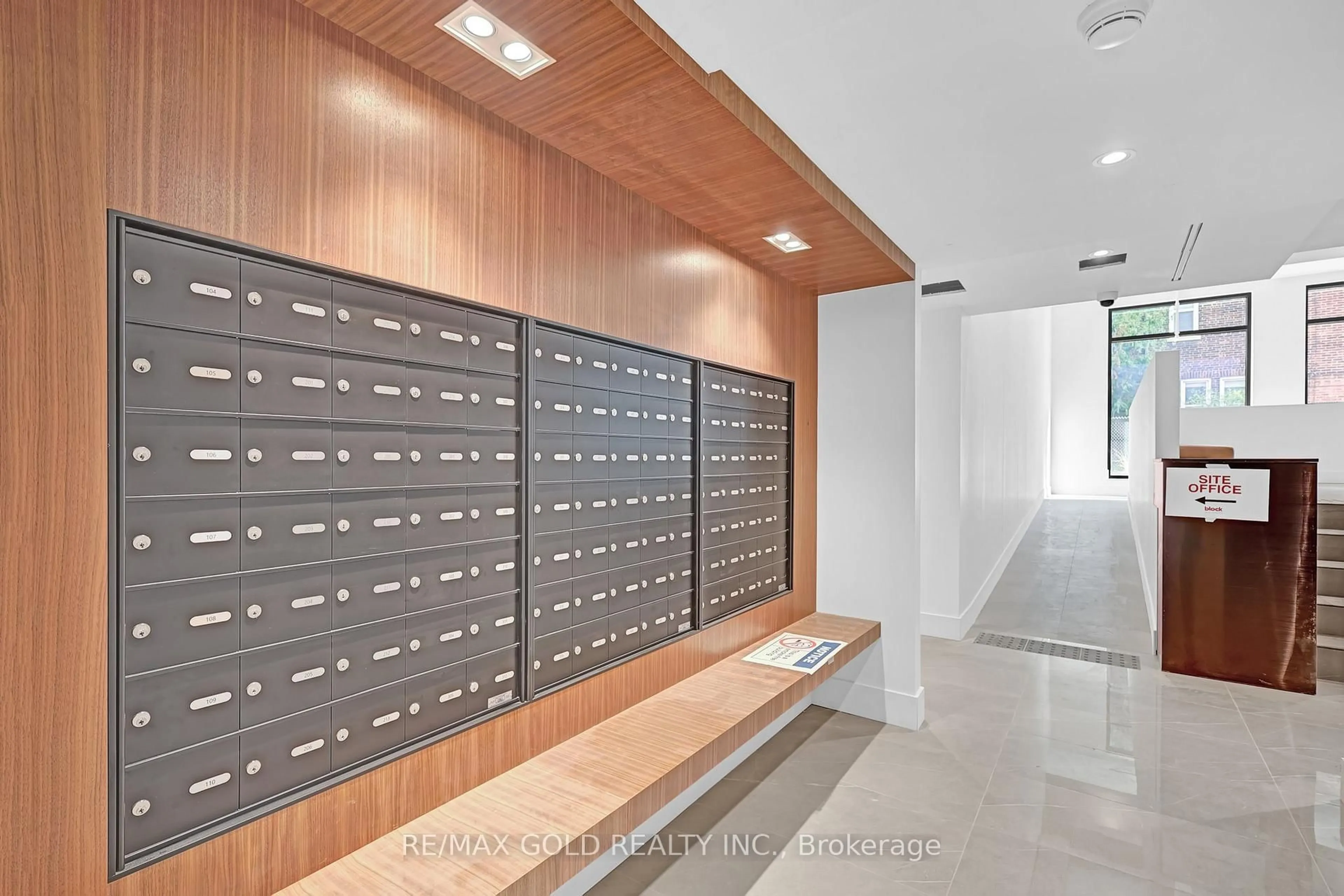 Indoor foyer for 57 Brock Ave #211, Toronto Ontario M3H 3N2