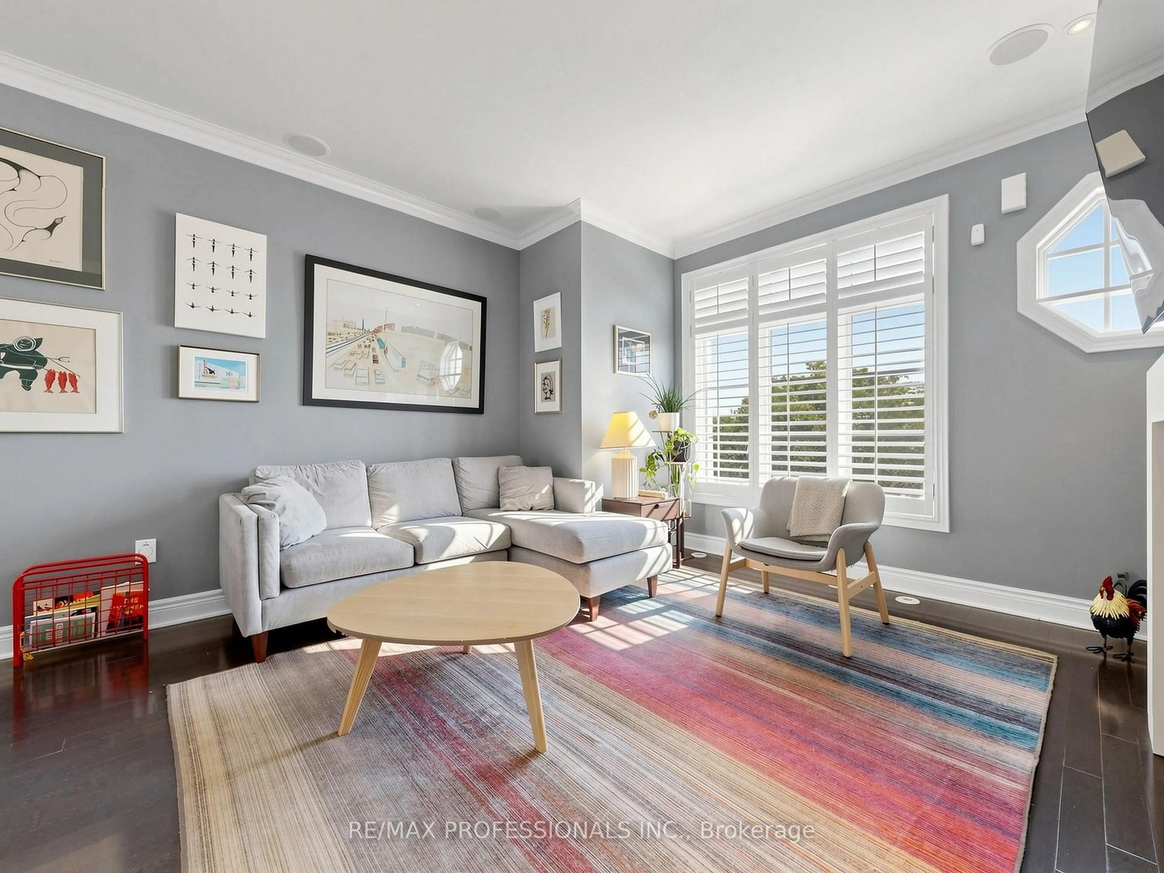 Living room with furniture, unknown for 839 Oxford St #C, Toronto Ontario M8Z 0B3