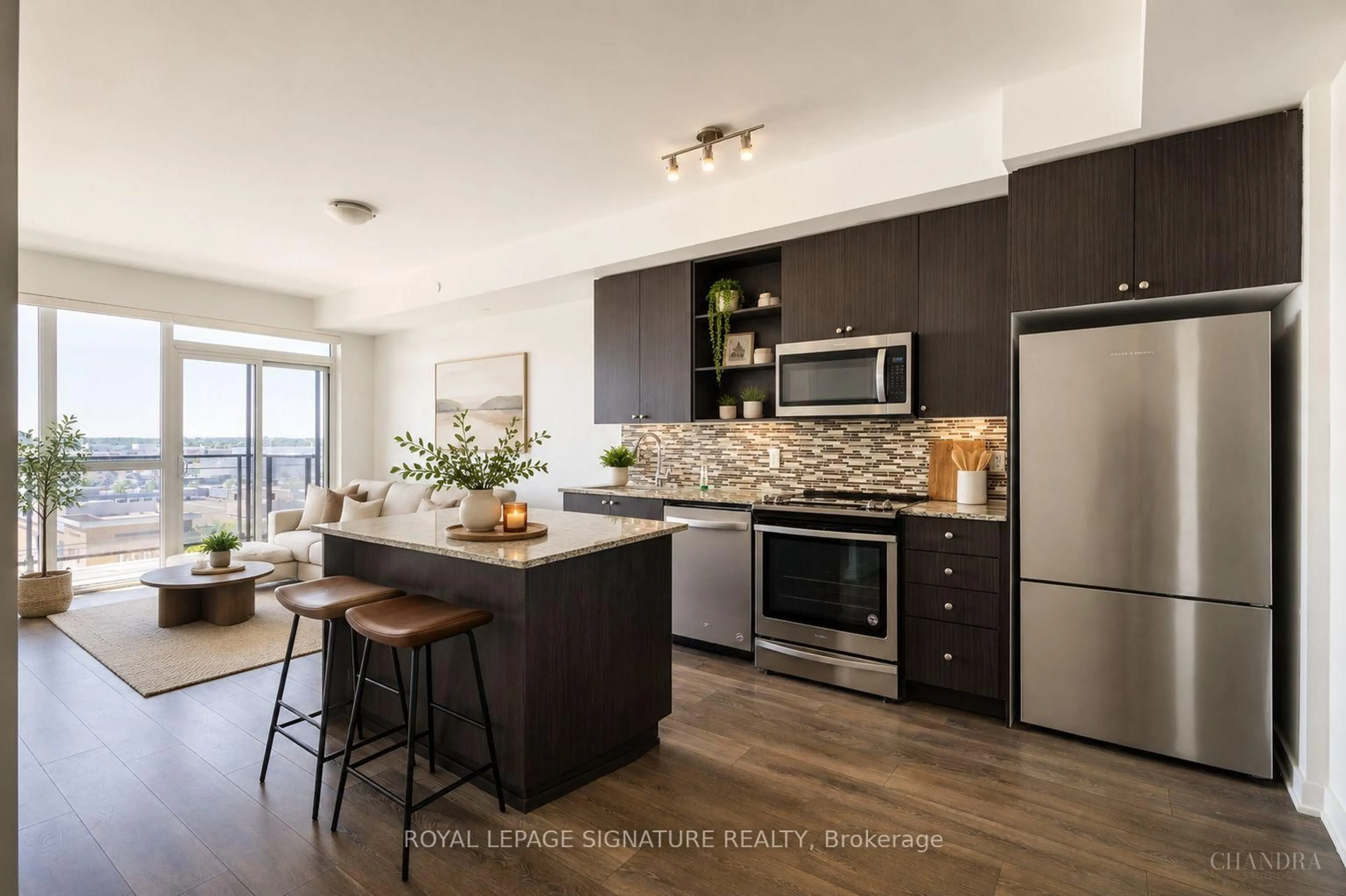 Open concept kitchen, unknown for 4655 Glen Erin Dr #601, Mississauga Ontario L5M 0Z1
