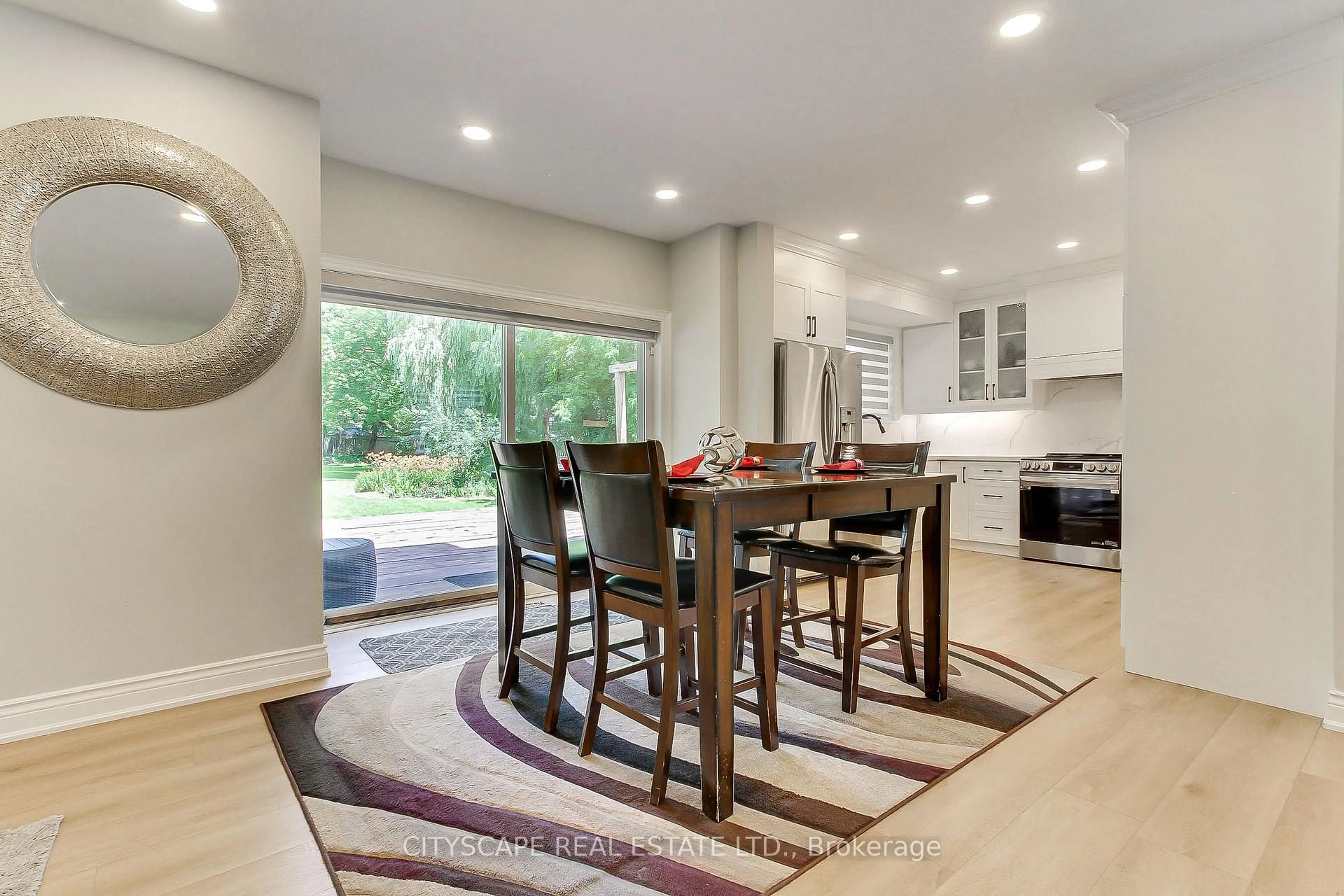 Contemporary kitchen, ceramic/tile floor for 1543 Indian Grve, Mississauga Ontario L5H 2S5
