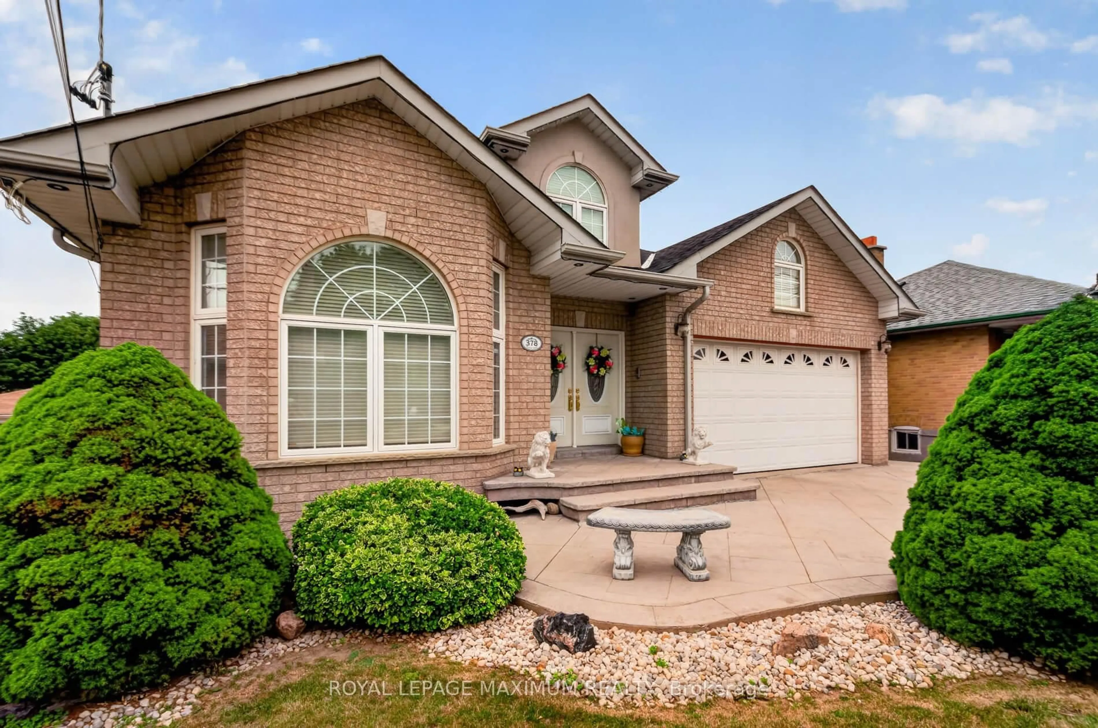 Home with brick exterior material, street for 378 Rustic Rd, Toronto Ontario M6L 1W7