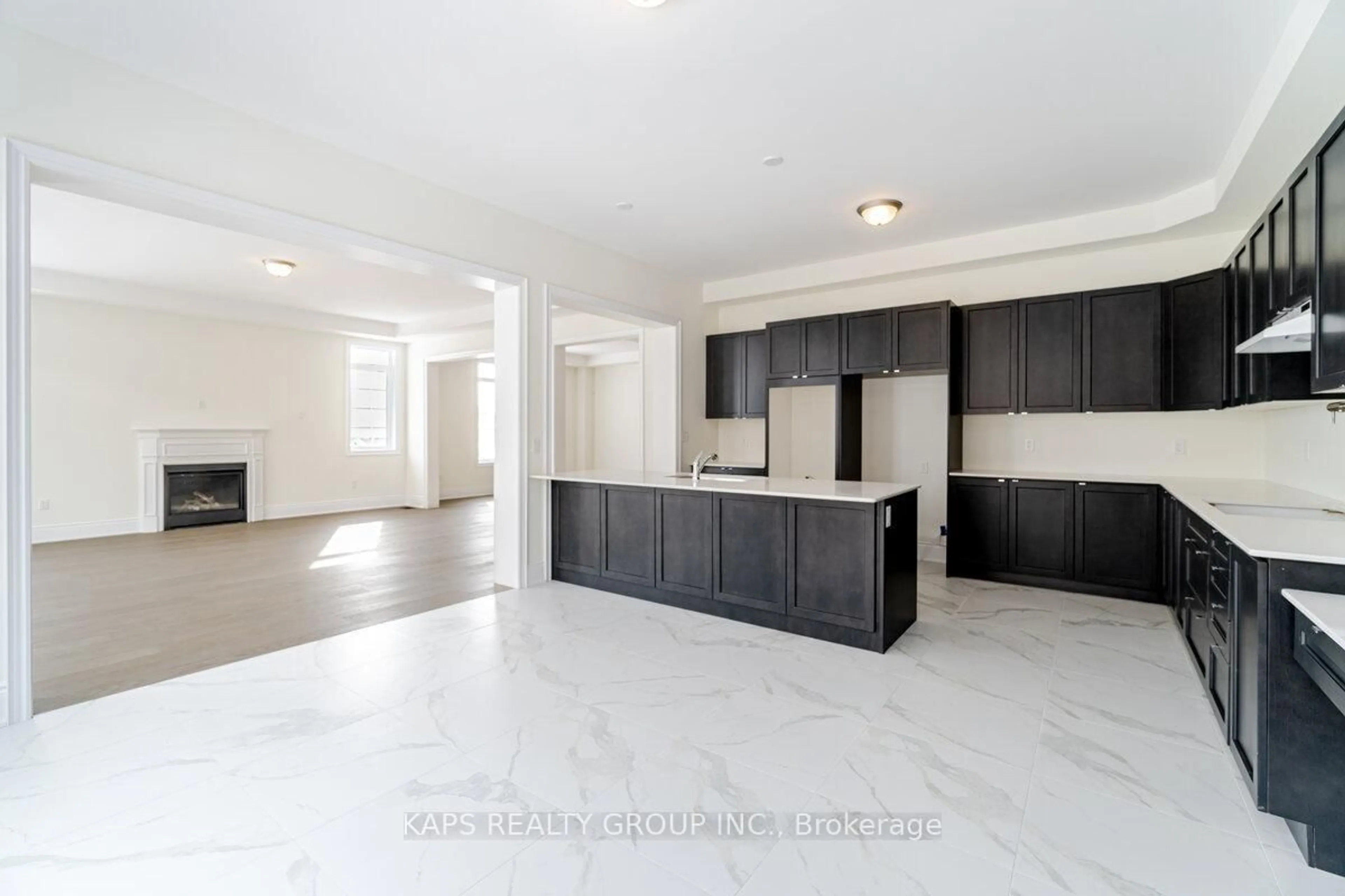 Open concept kitchen, ceramic/tile floor for 85 Donald Stewart Rd, Brampton Ontario L7A 0C3