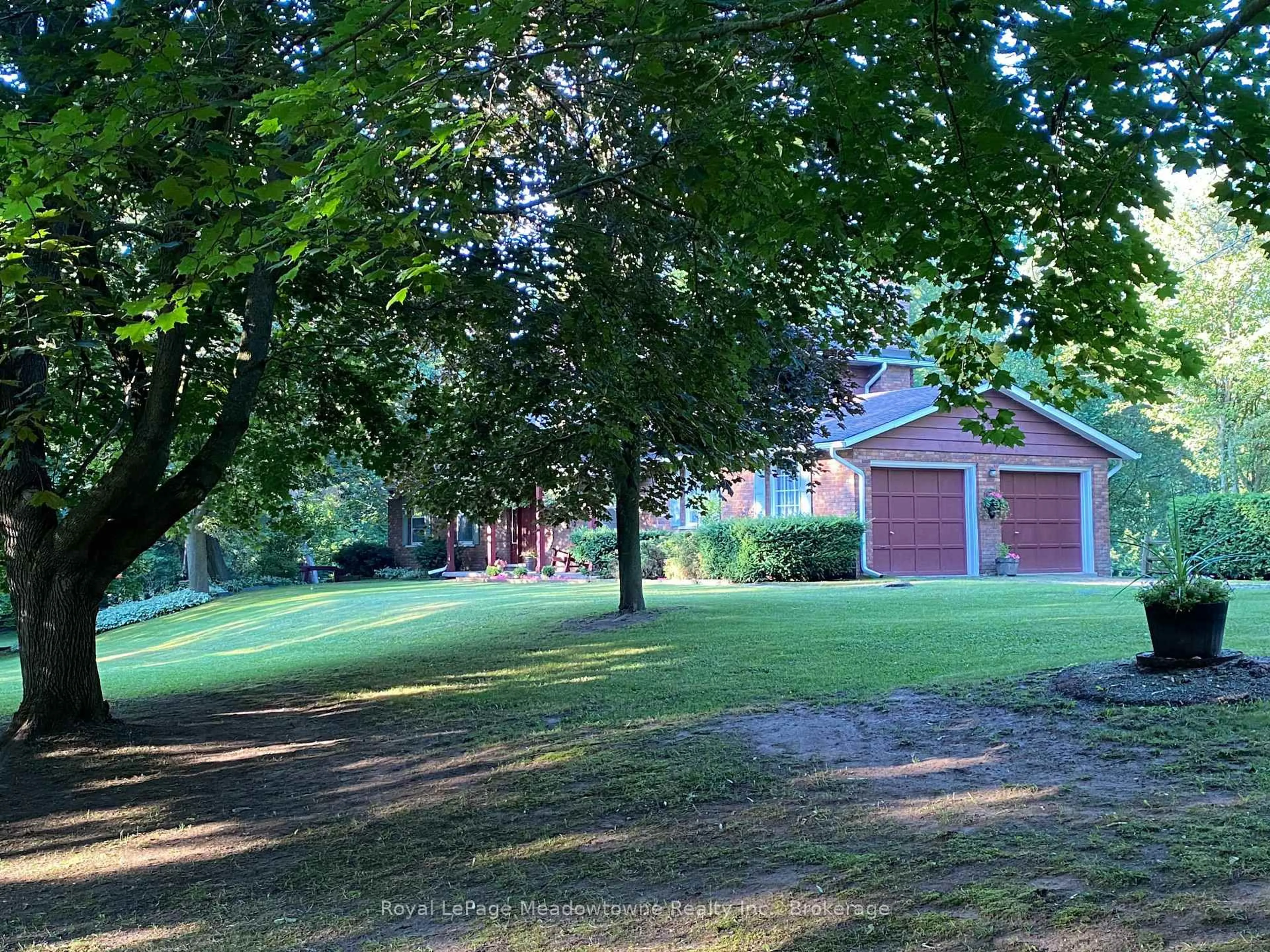 A pic from outside/outdoor area/front of a property/back of a property/a pic from drone, forest/trees view for 12170 Sixth Line Nassagaweya, Milton Ontario L7J 2L7