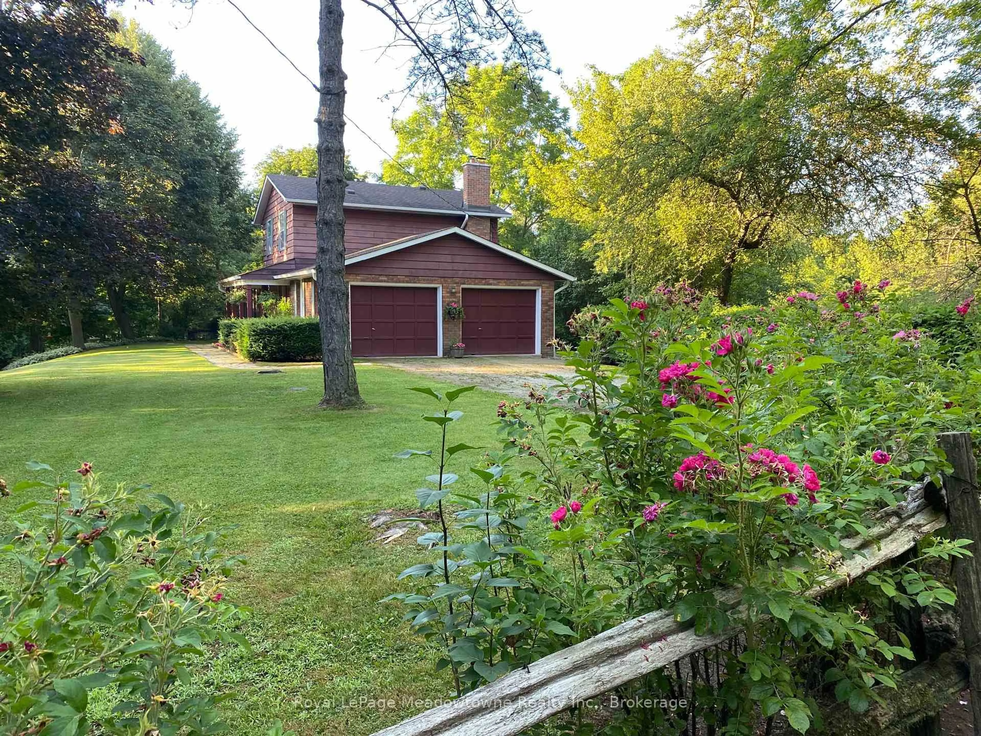 A pic from outside/outdoor area/front of a property/back of a property/a pic from drone, forest/trees view for 12170 Sixth Line Nassagaweya, Milton Ontario L7J 2L7