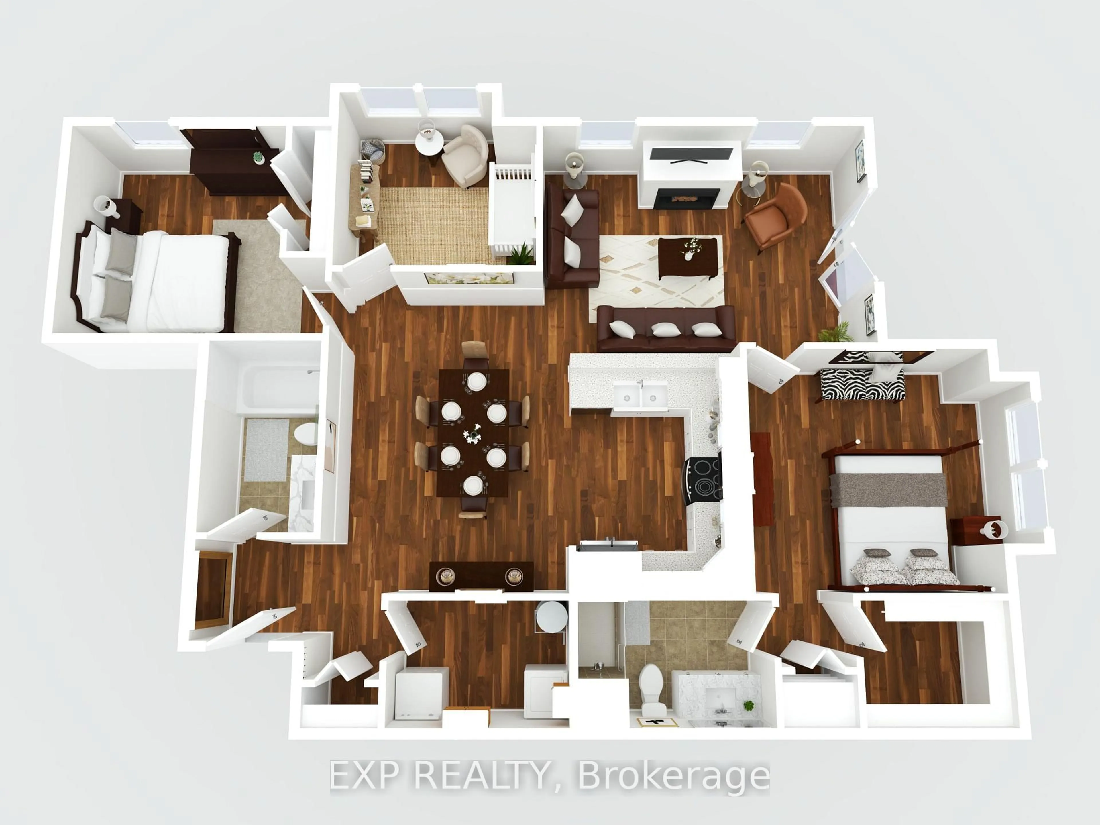 Floor plan for 2045 Appleby Line #414, Burlington Ontario L7L 7G9