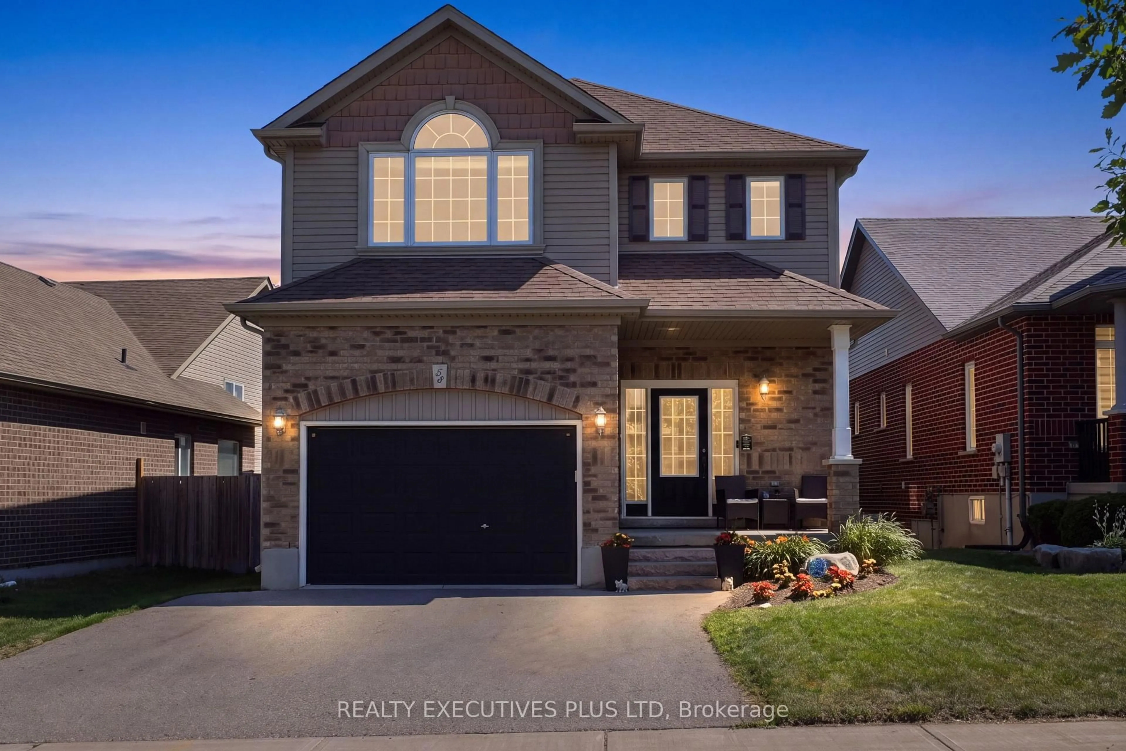 Home with brick exterior material, street for 56 Dinnick Cres, Orangeville Ontario L9W 0B7