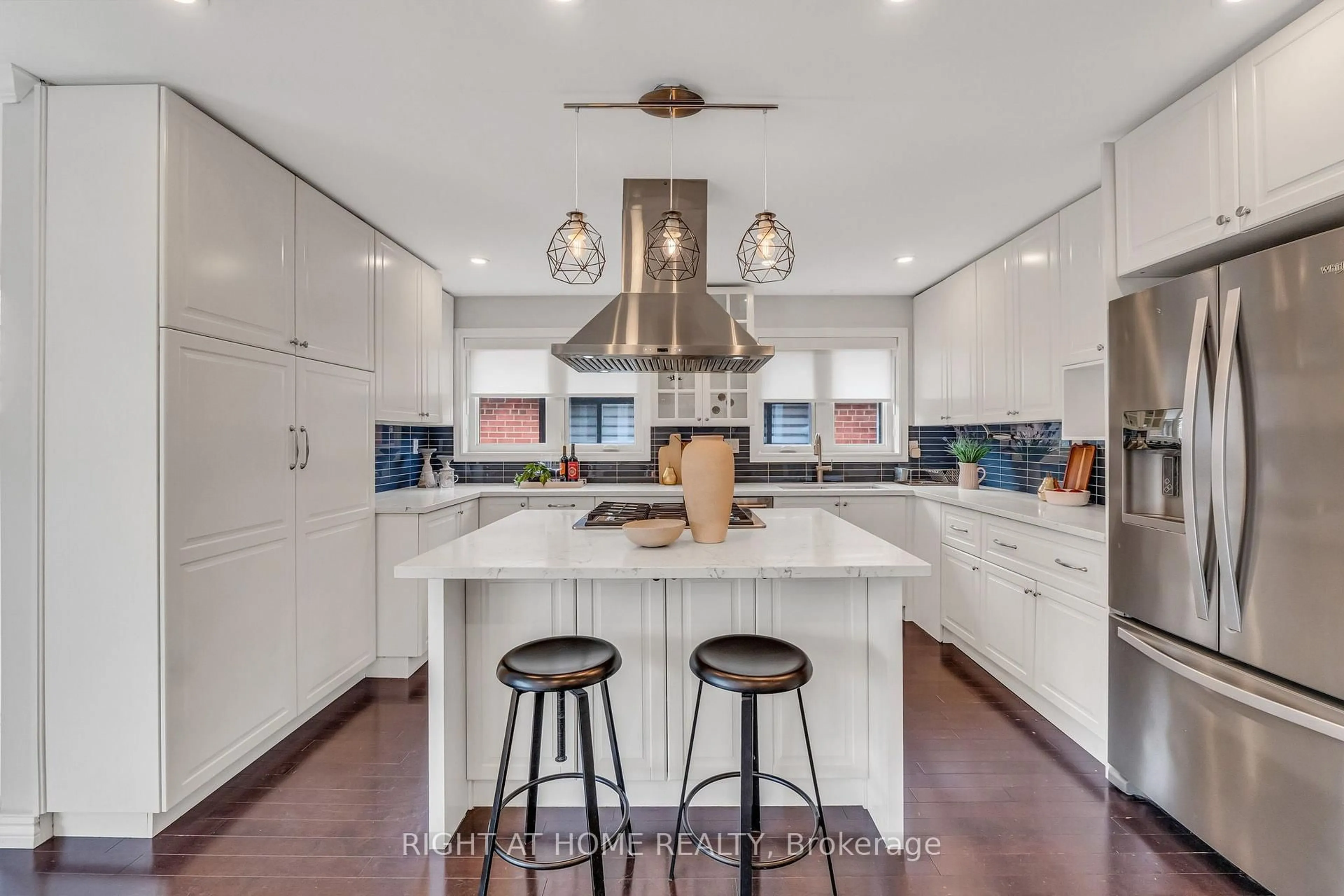 Contemporary kitchen, ceramic/tile floor for 110 Victory Dr, Toronto Ontario M3M 2J8