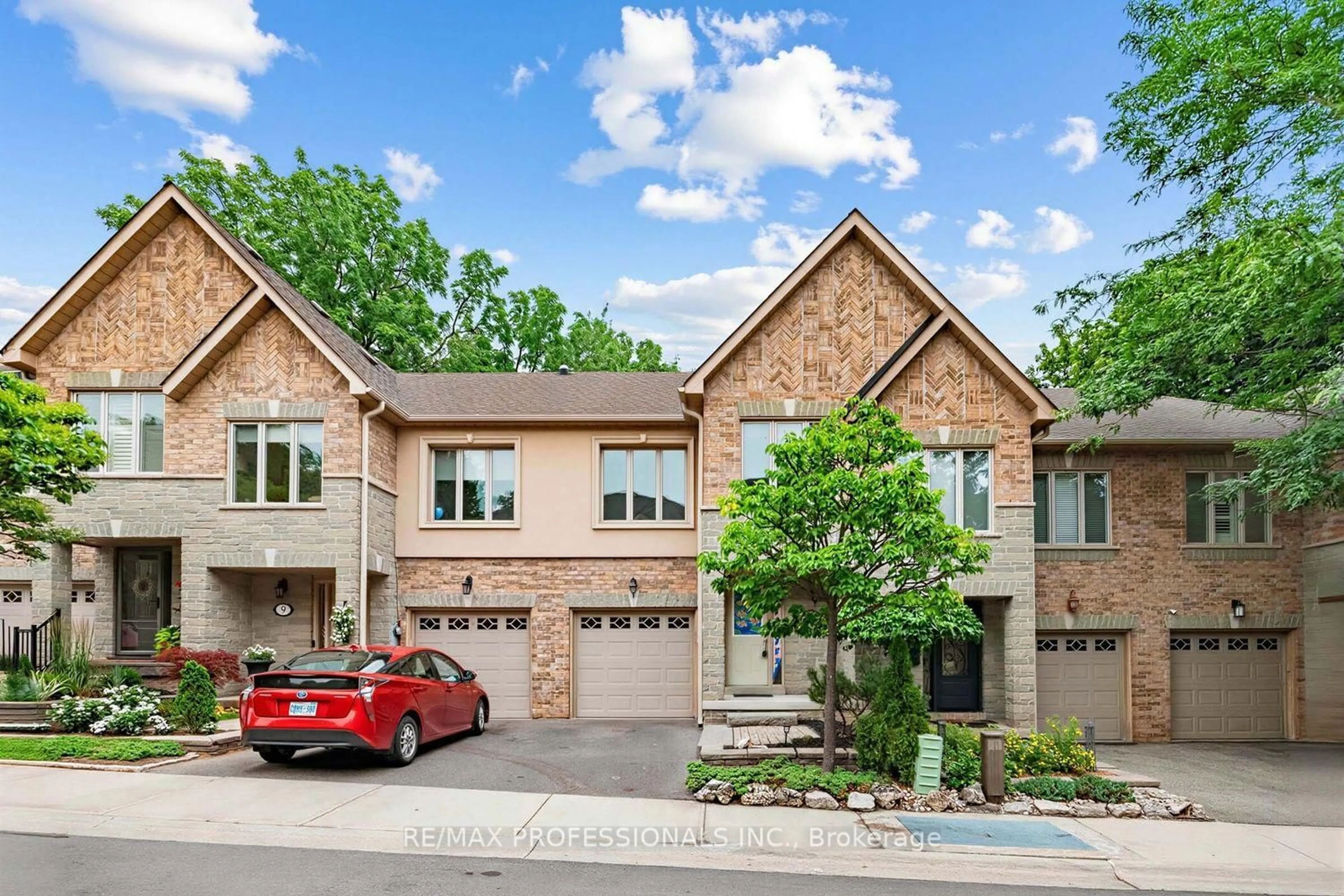Home with brick exterior material, street for 7 Briarly Lane, Toronto Ontario M9A 5E7