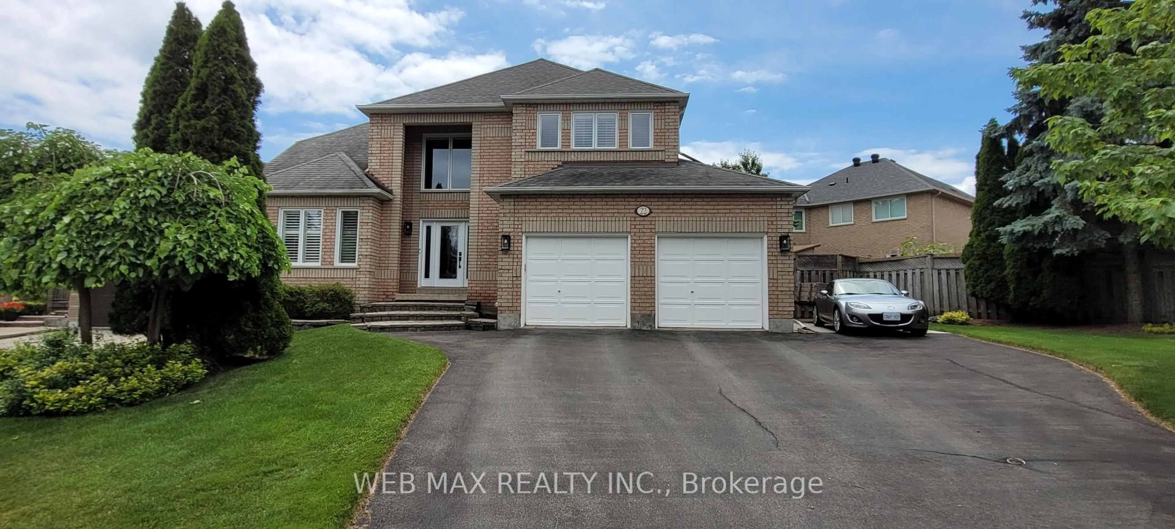 Home with brick exterior material, street for 22 Ashbury Cres, Caledon Ontario L7E 1X6