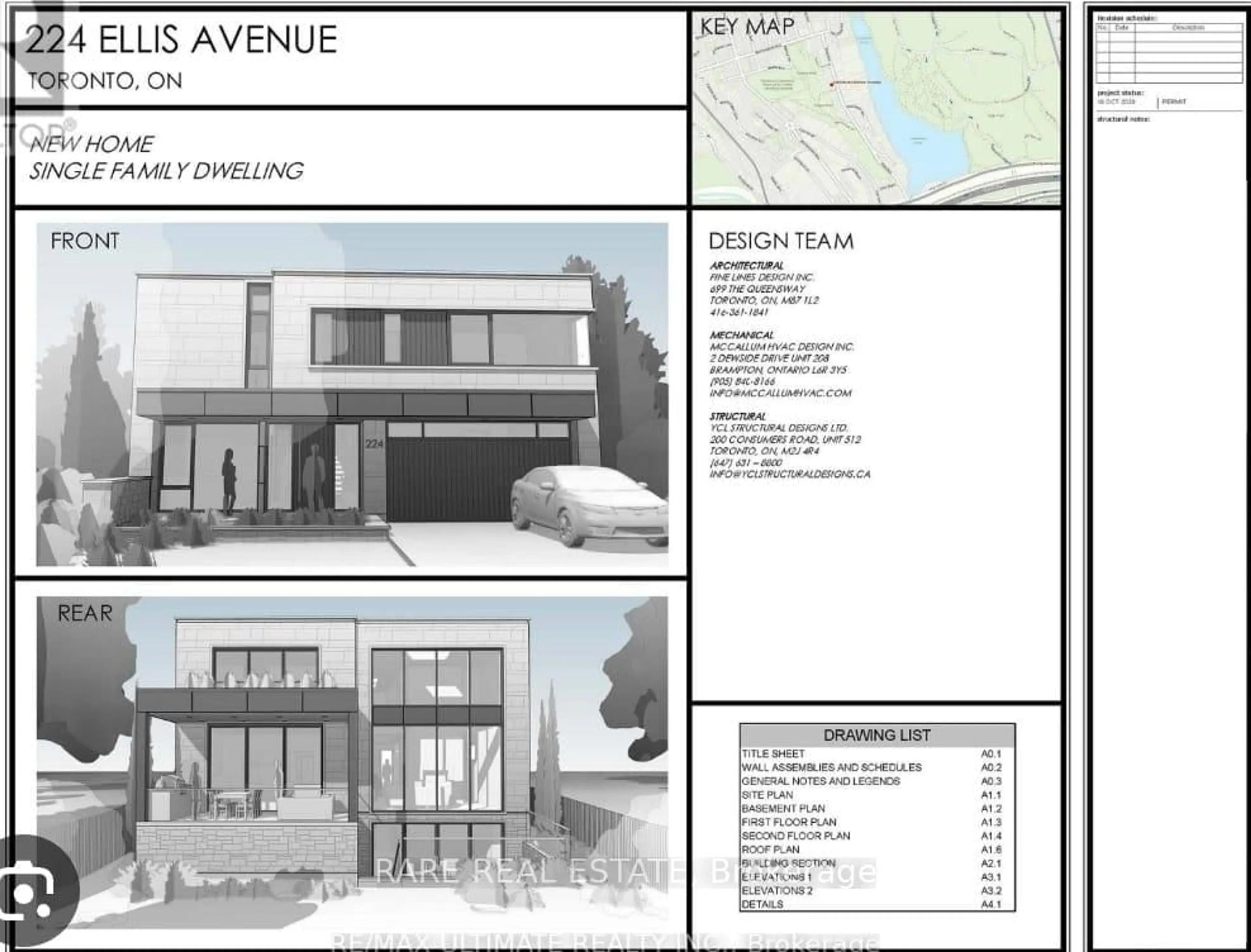 Floor plan for 224 ELLIS Ave, Toronto Ontario M6S 2X2