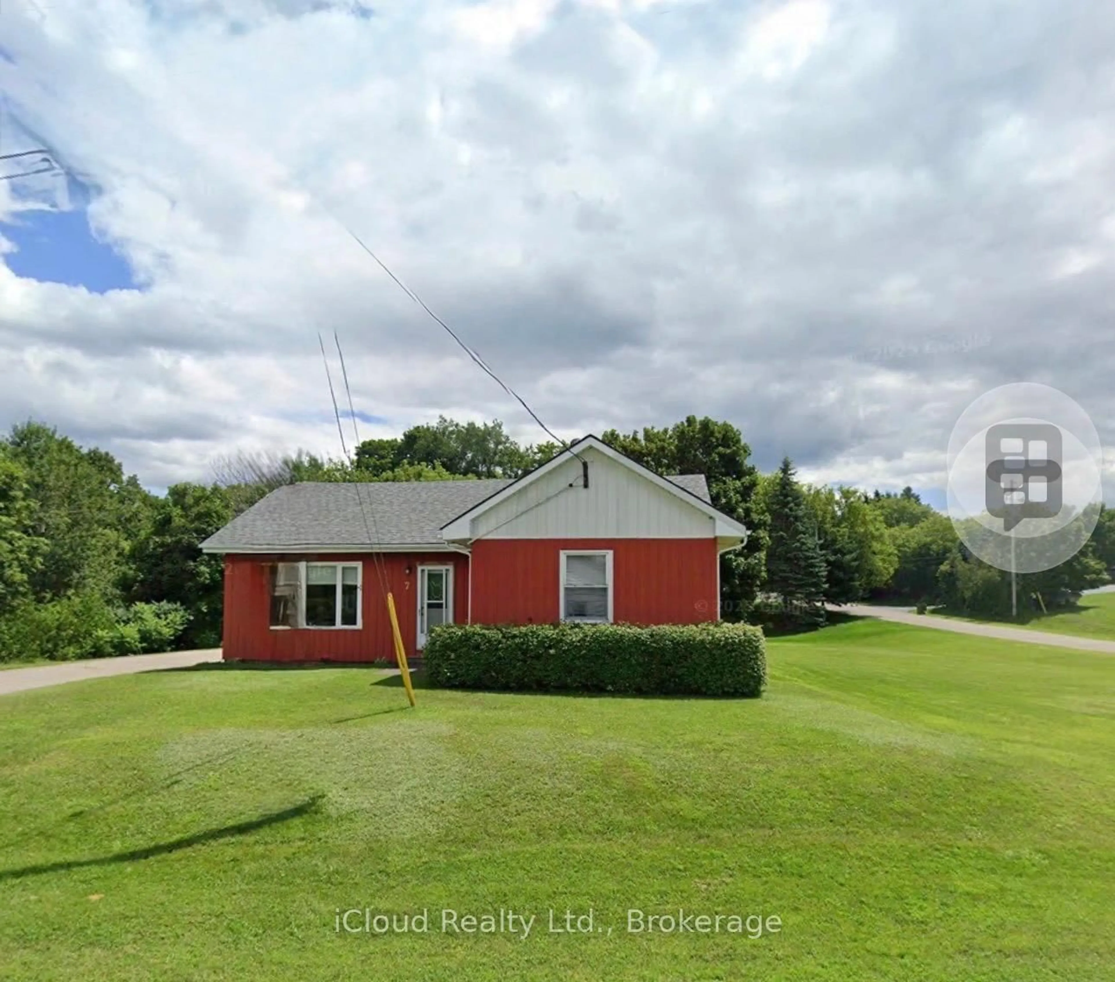 A pic from outside/outdoor area/front of a property/back of a property/a pic from drone, unknown for 7 King St, Caledon Ontario L7K 0C5