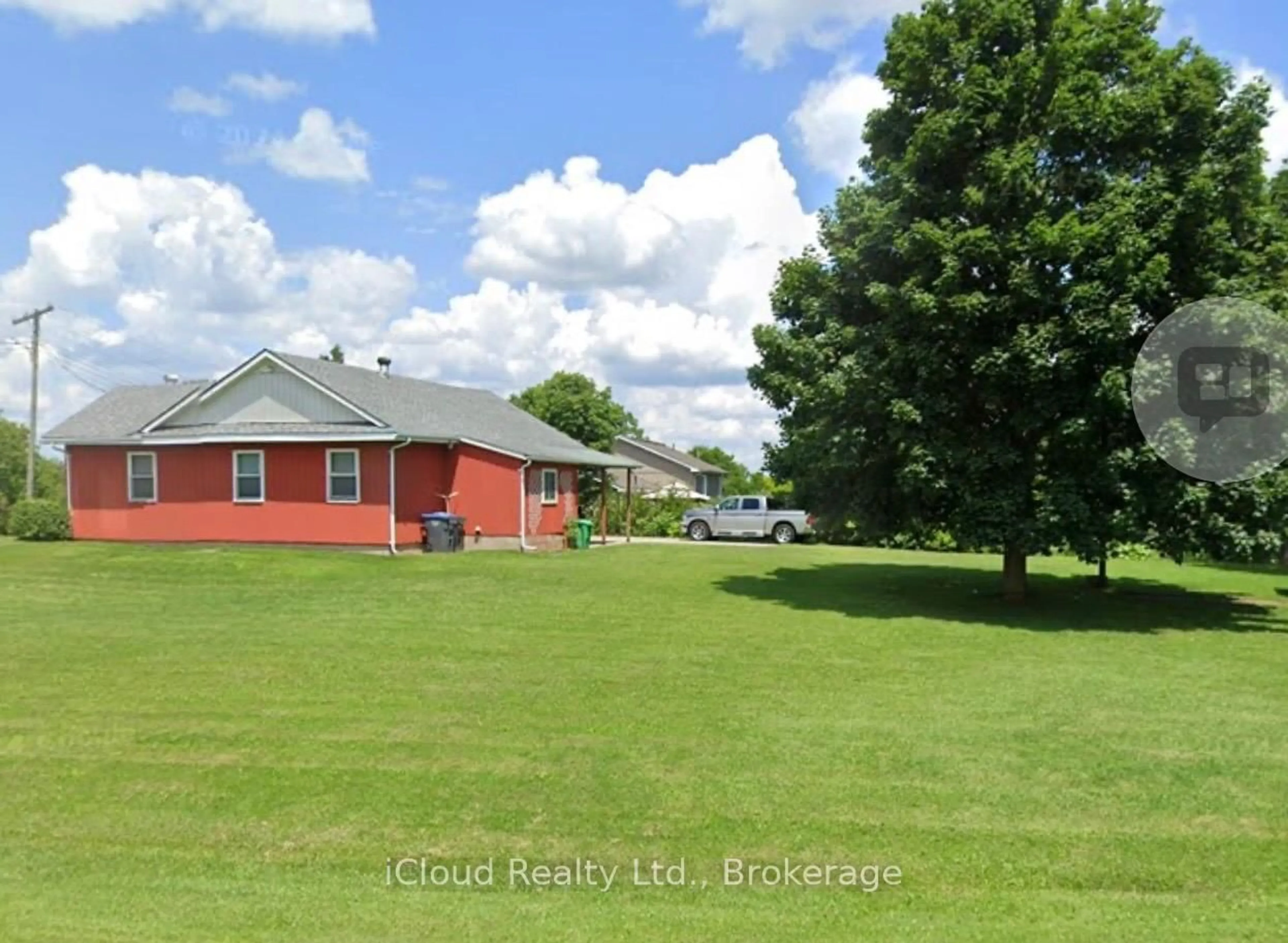 A pic from outside/outdoor area/front of a property/back of a property/a pic from drone, water/lake/river/ocean view for 7 King St, Caledon Ontario L7K 0C5