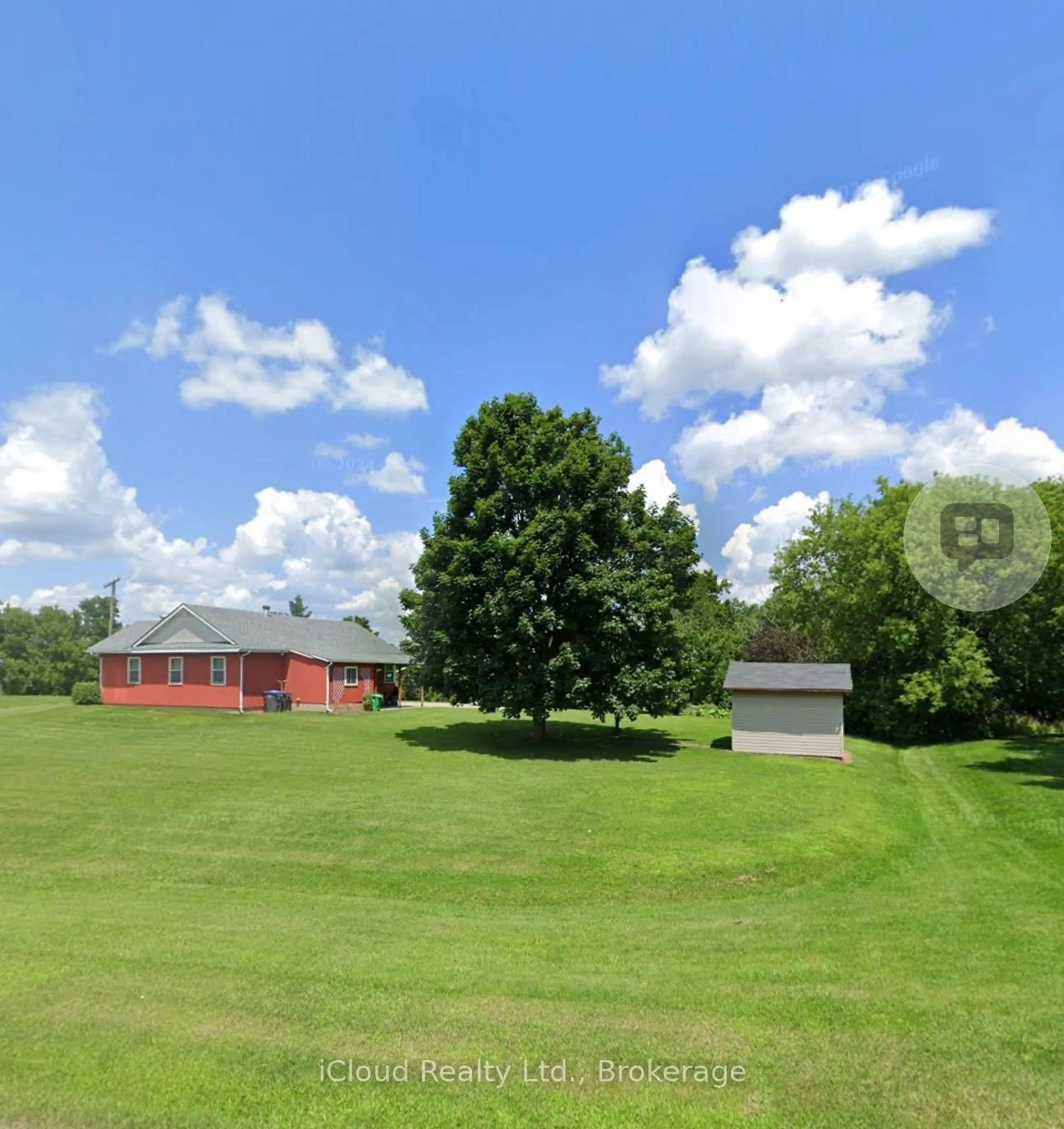A pic from outside/outdoor area/front of a property/back of a property/a pic from drone, water/lake/river/ocean view for 7 King St, Caledon Ontario L7K 0C5