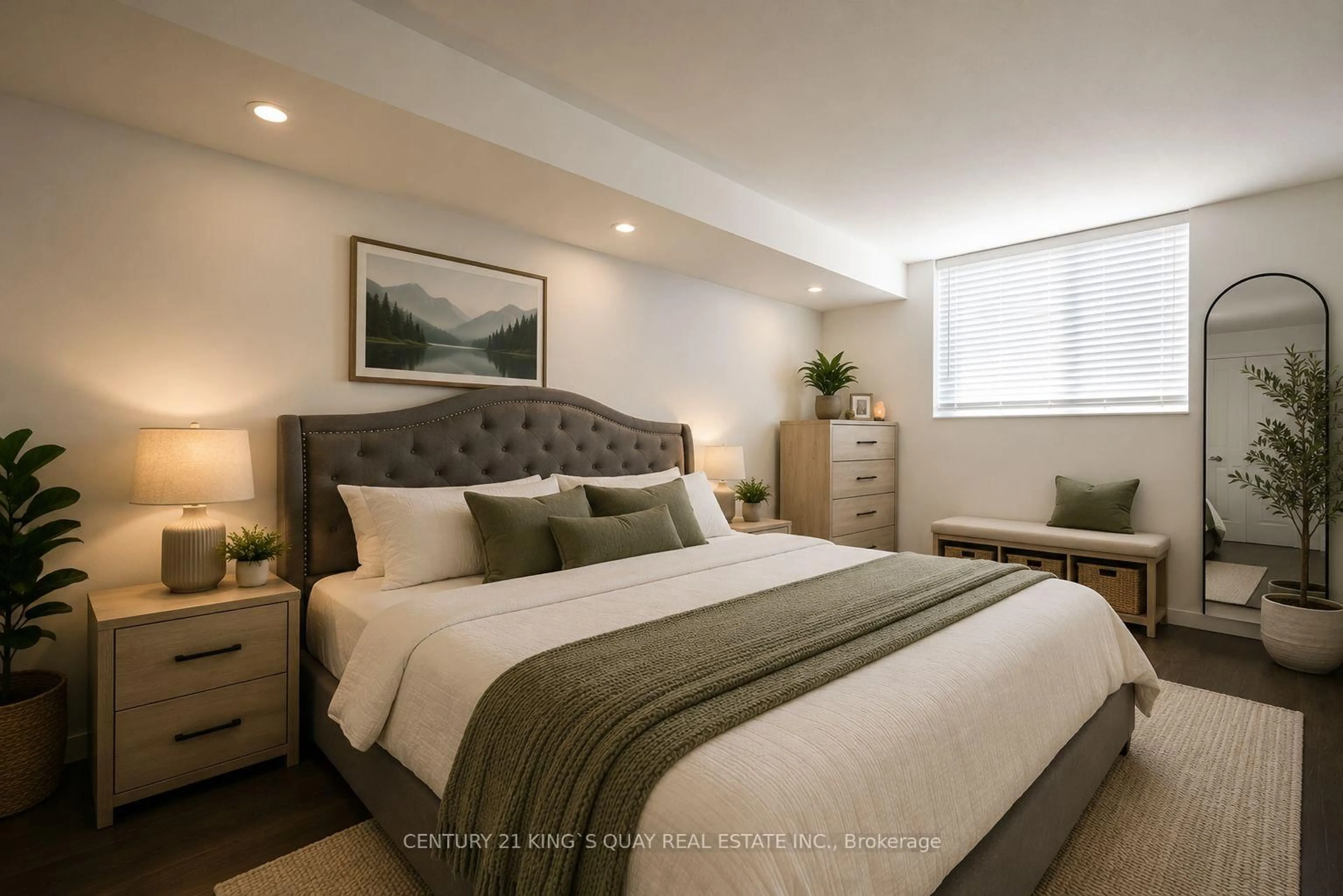 Bedroom with bed, unknown for 25 Agnes St #502, Mississauga Ontario L5B 3X7