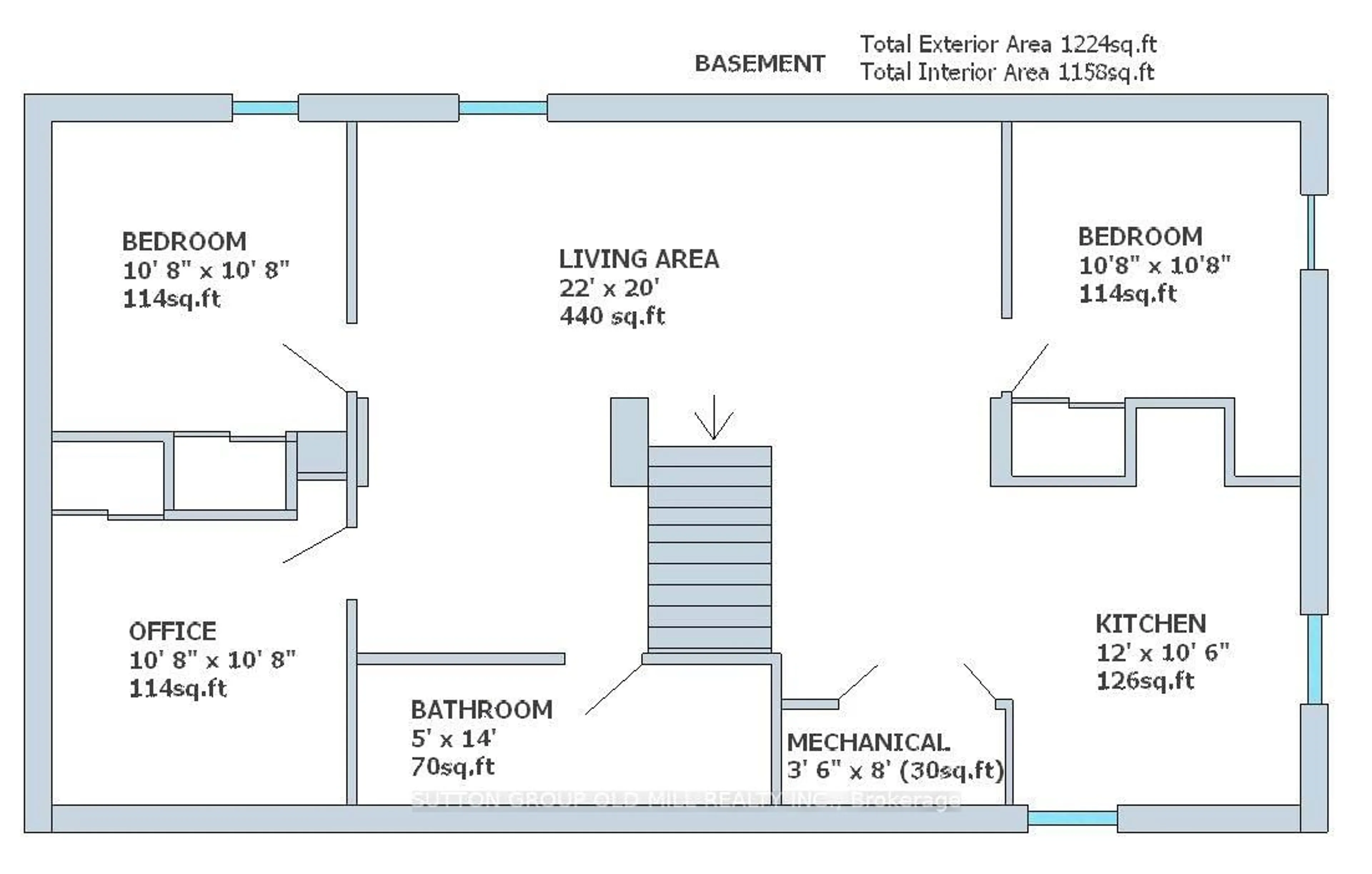 Floor plan for 23 Moore Park Cres, Halton Hills Ontario L7G 2T3