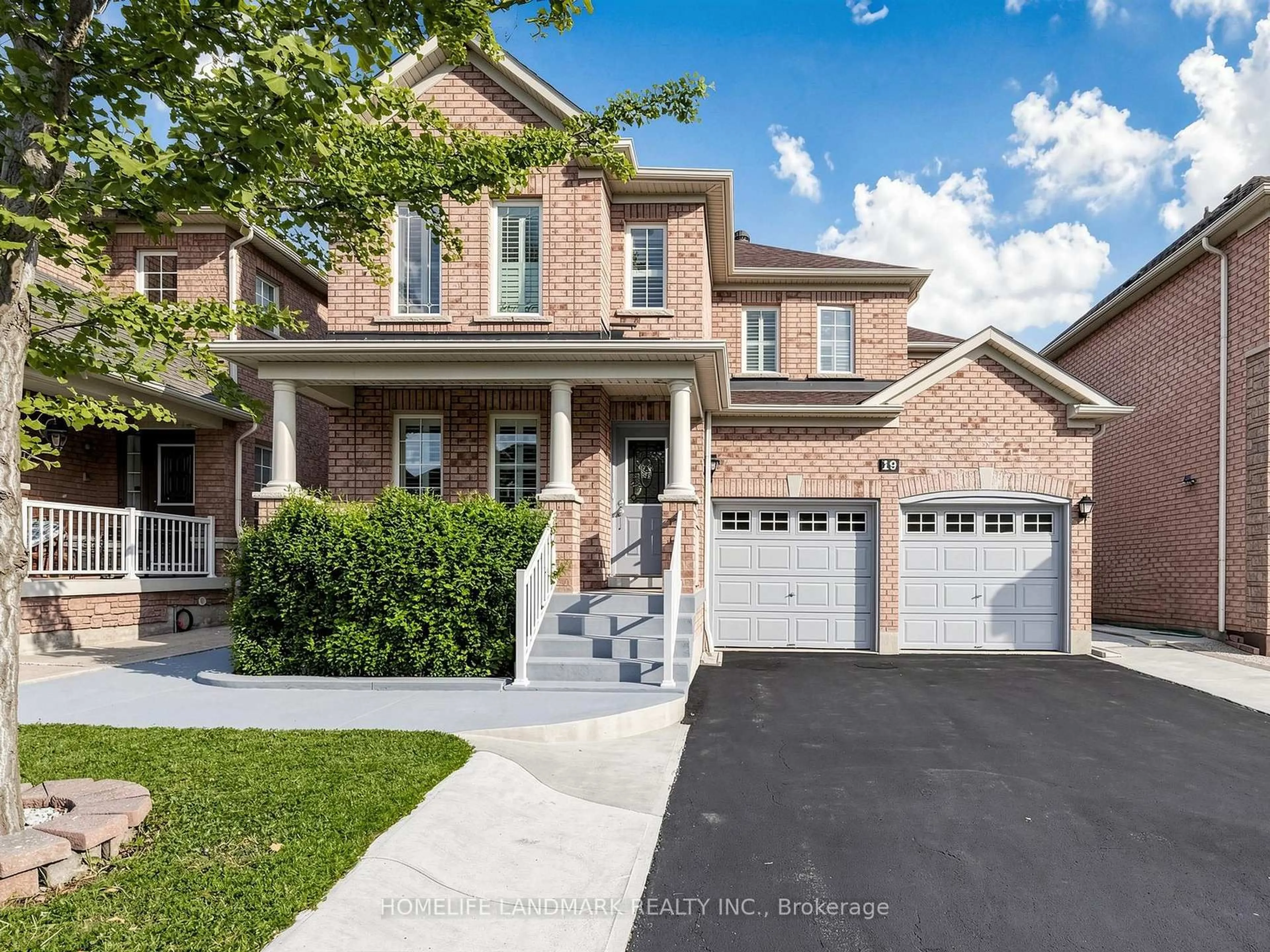 Home with brick exterior material, street for 19 Citronella Lane, Brampton Ontario L6R 3E8