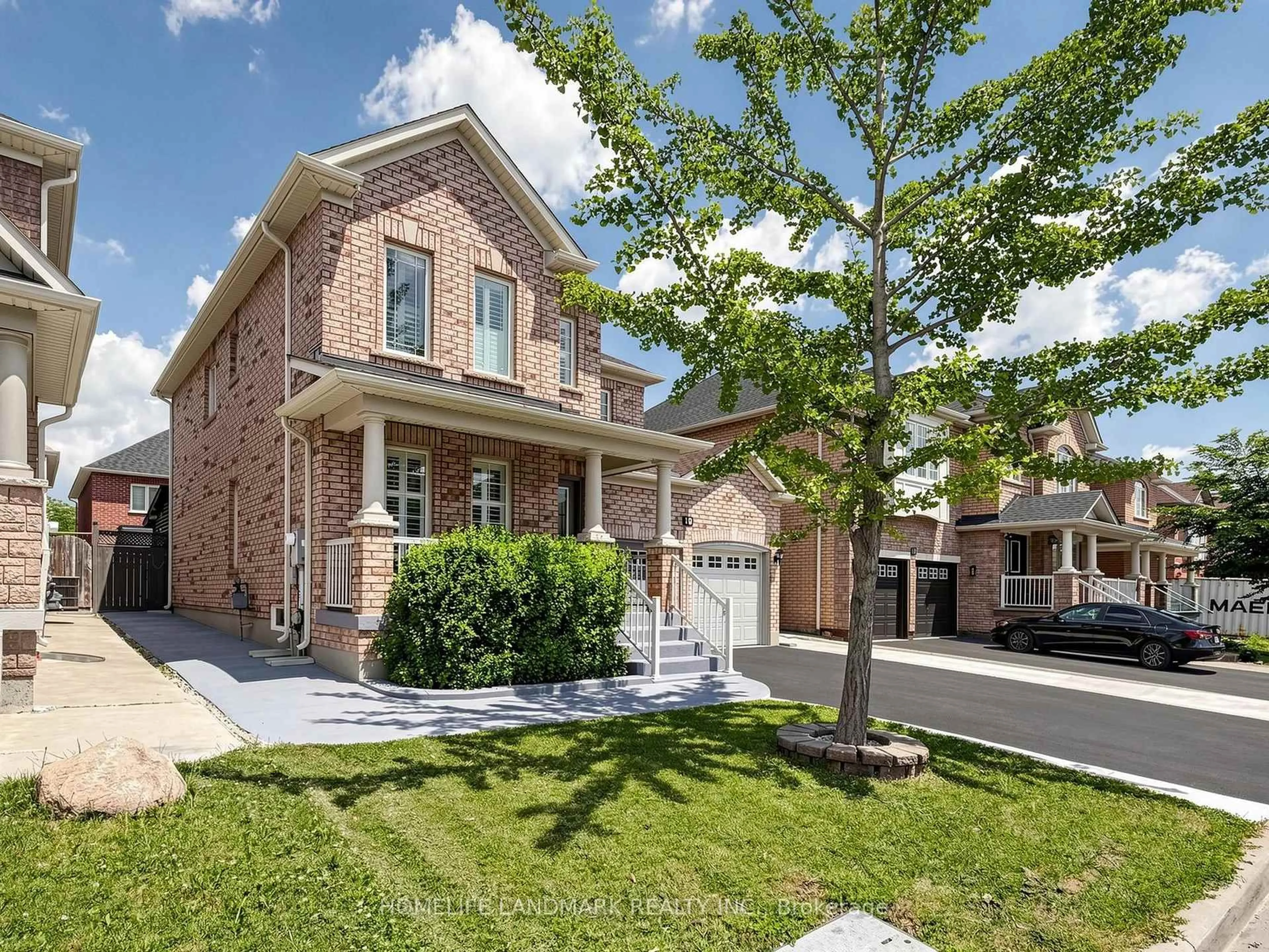 Home with brick exterior material, street for 19 Citronella Lane, Brampton Ontario L6R 3E8