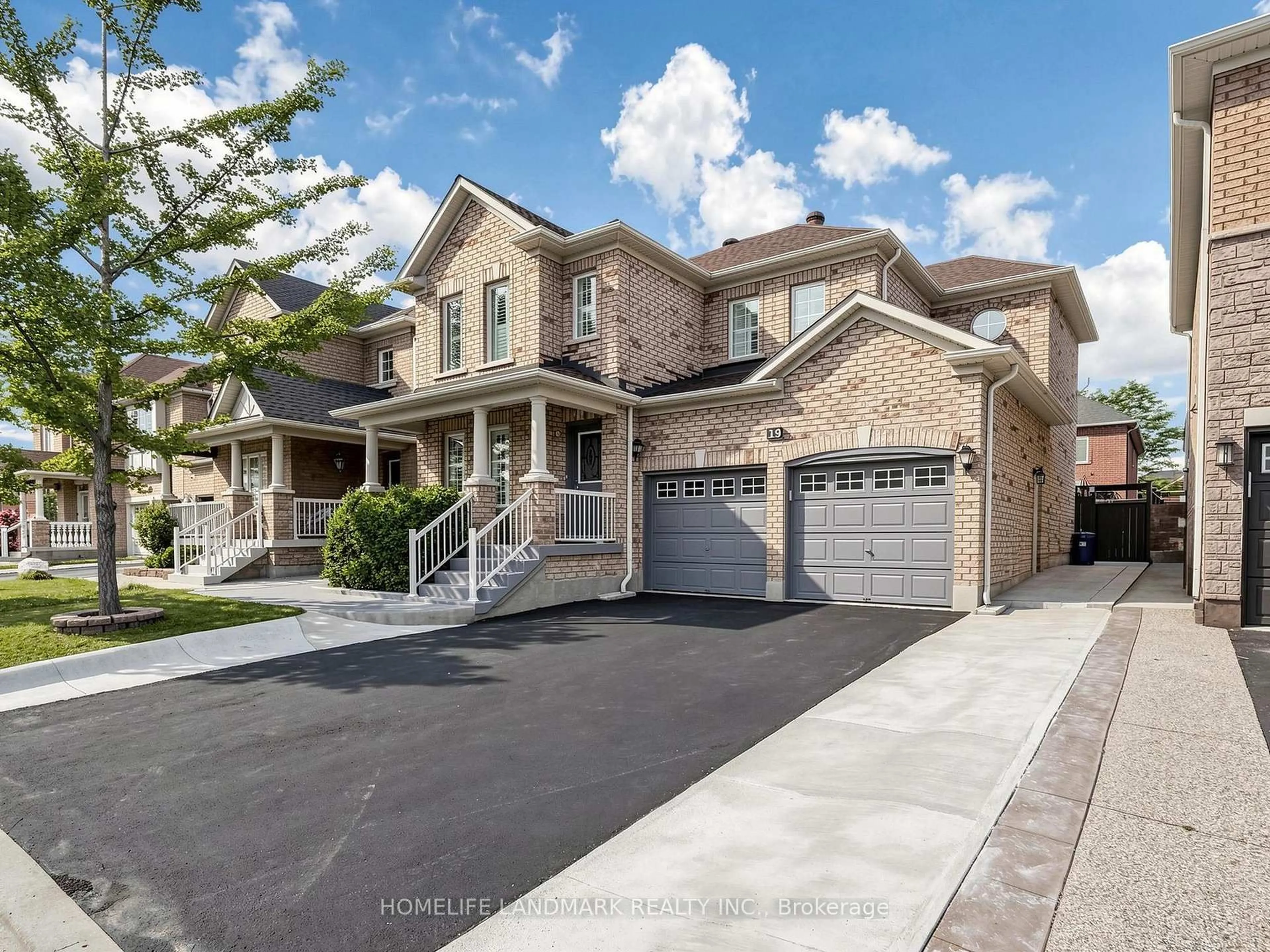 Home with brick exterior material, street for 19 Citronella Lane, Brampton Ontario L6R 3E8