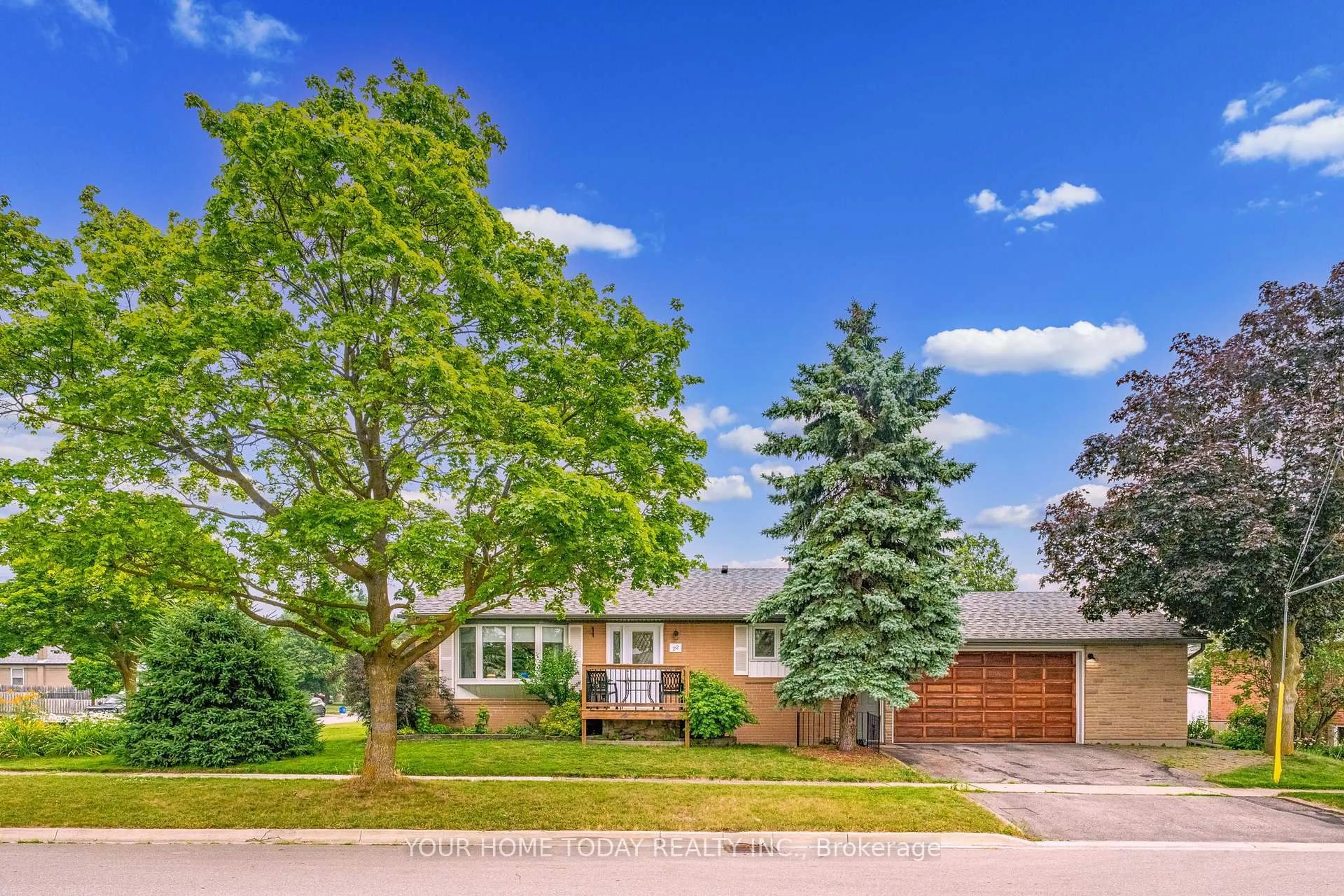 Home with brick exterior material, street for 22 Norton Cres, Halton Hills Ontario L7G 1N2