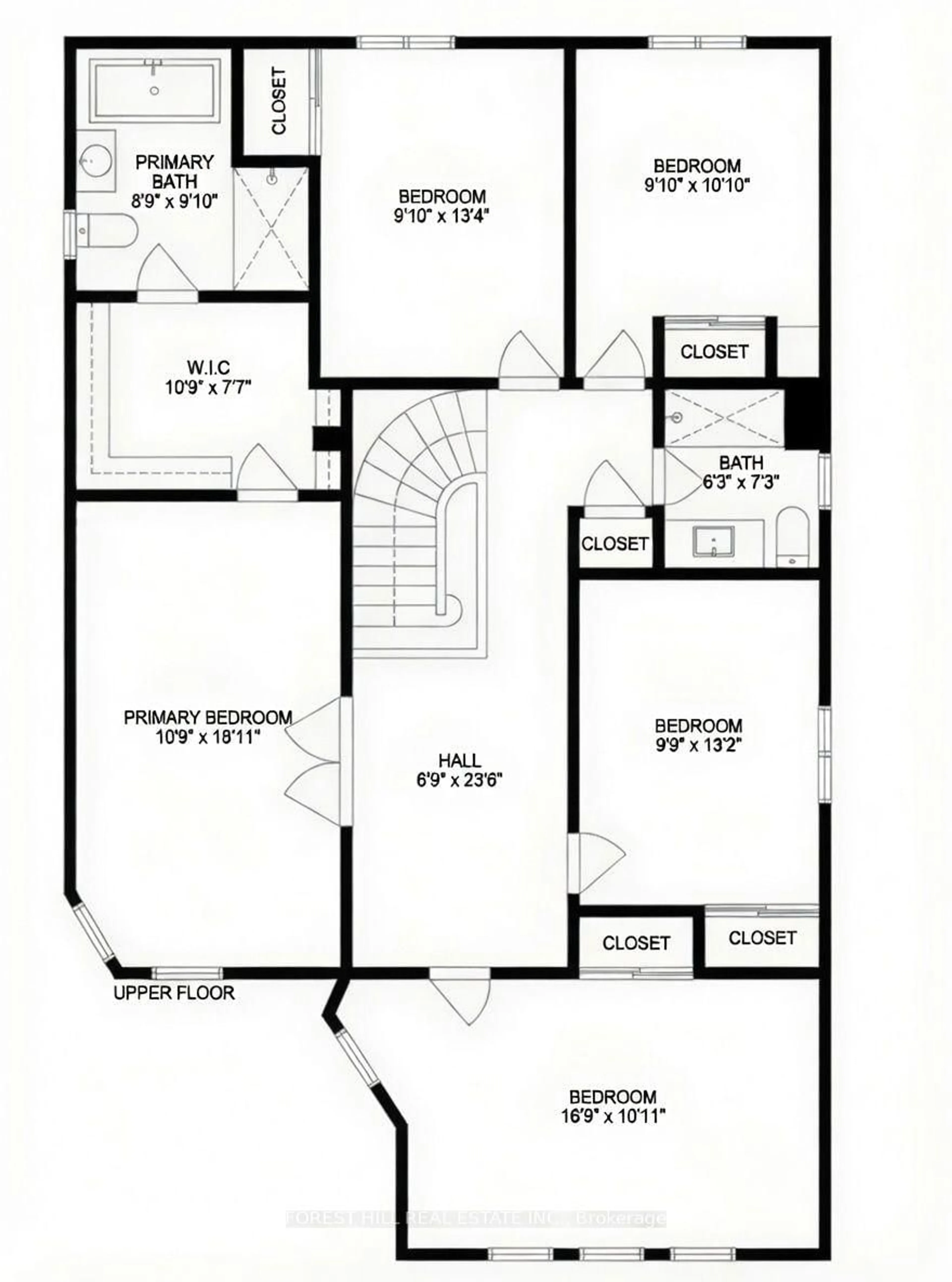 Floor plan for 55 Castlehill Rd, Brampton Ontario L6X 4C9