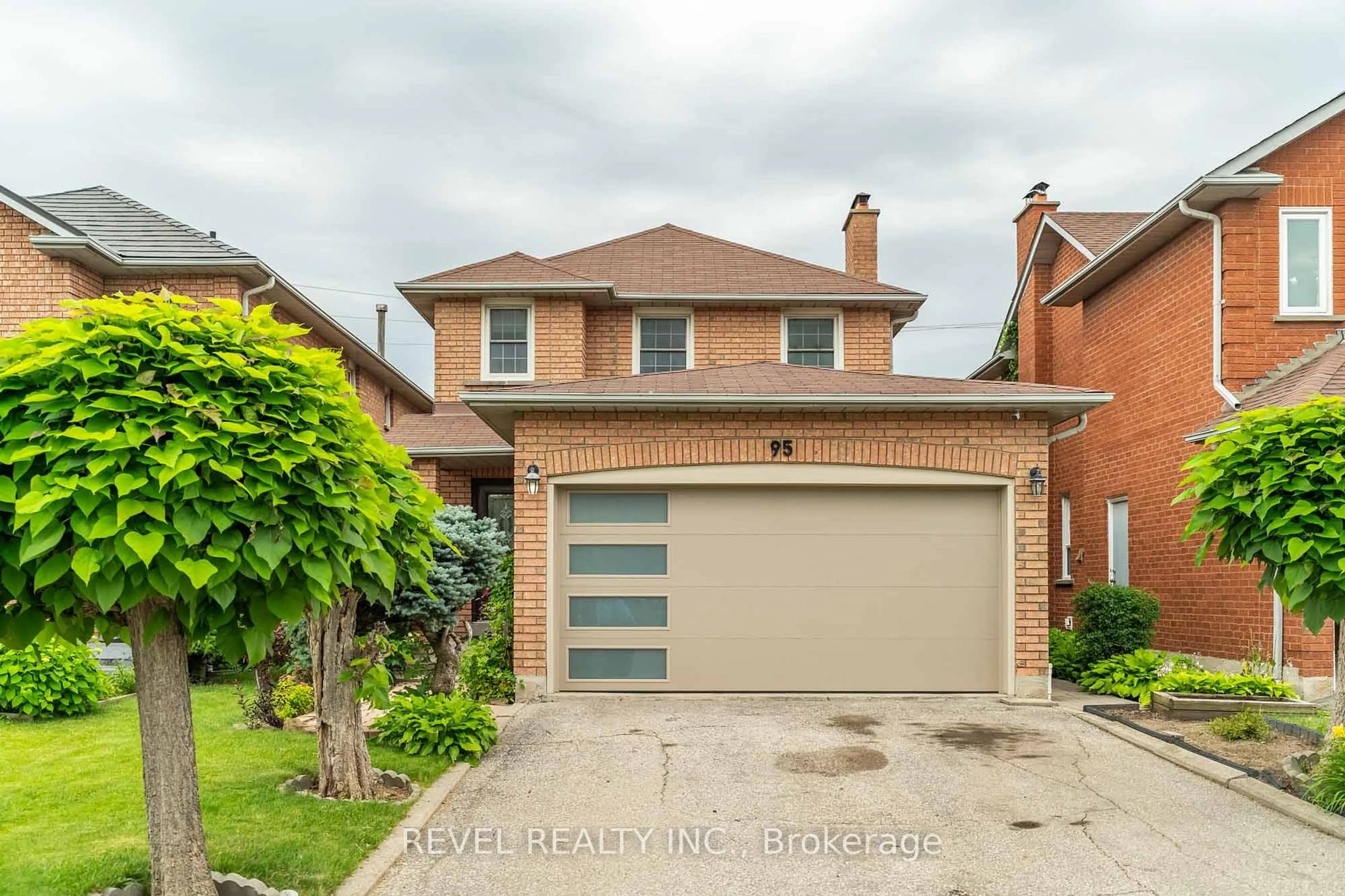 Home with brick exterior material, street for 95 Cinrickbar Dr, Toronto Ontario M9W 6W7