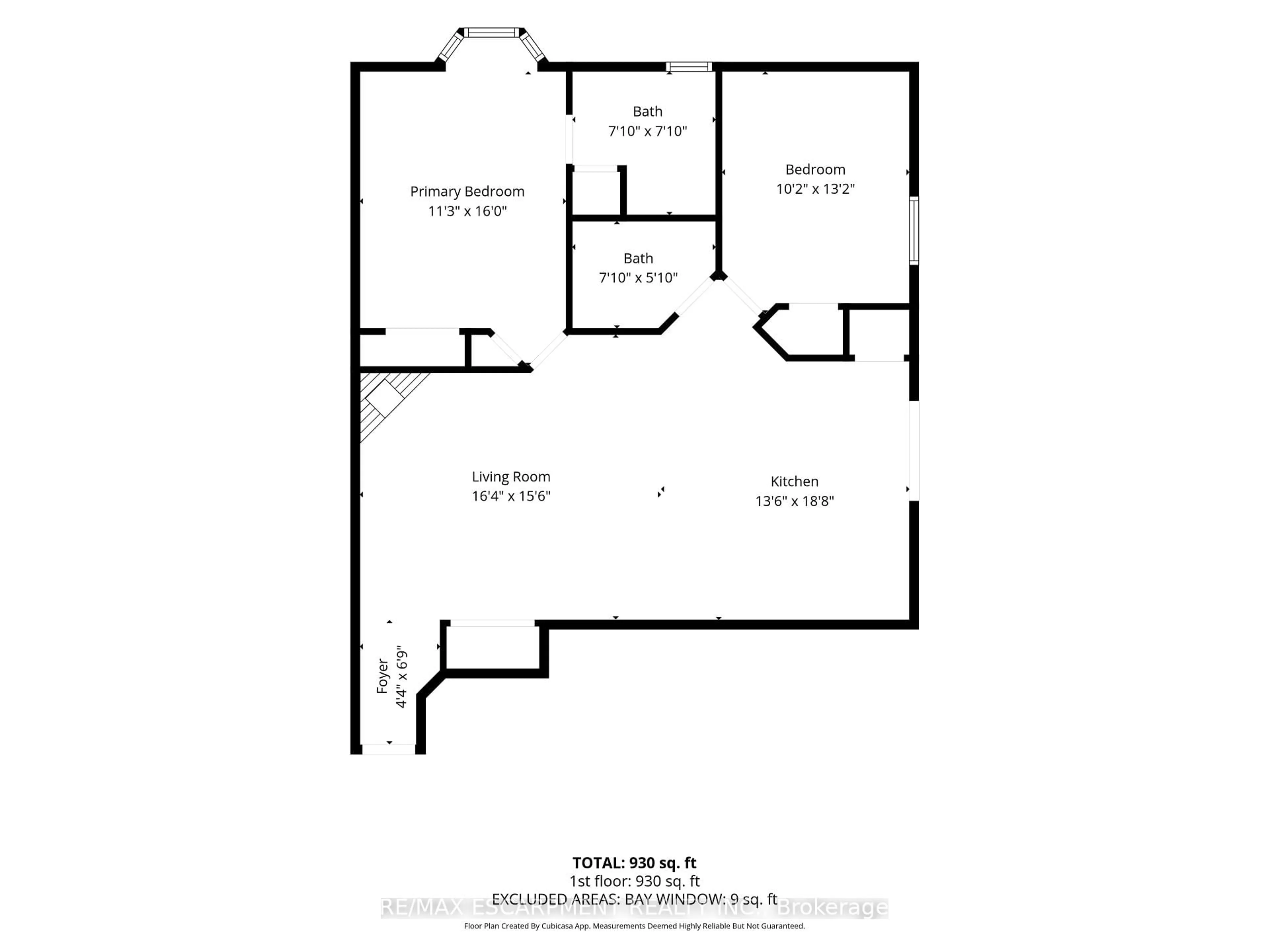 Floor plan for 4005 KILMER Dr #202, Burlington Ontario L7M 4M2