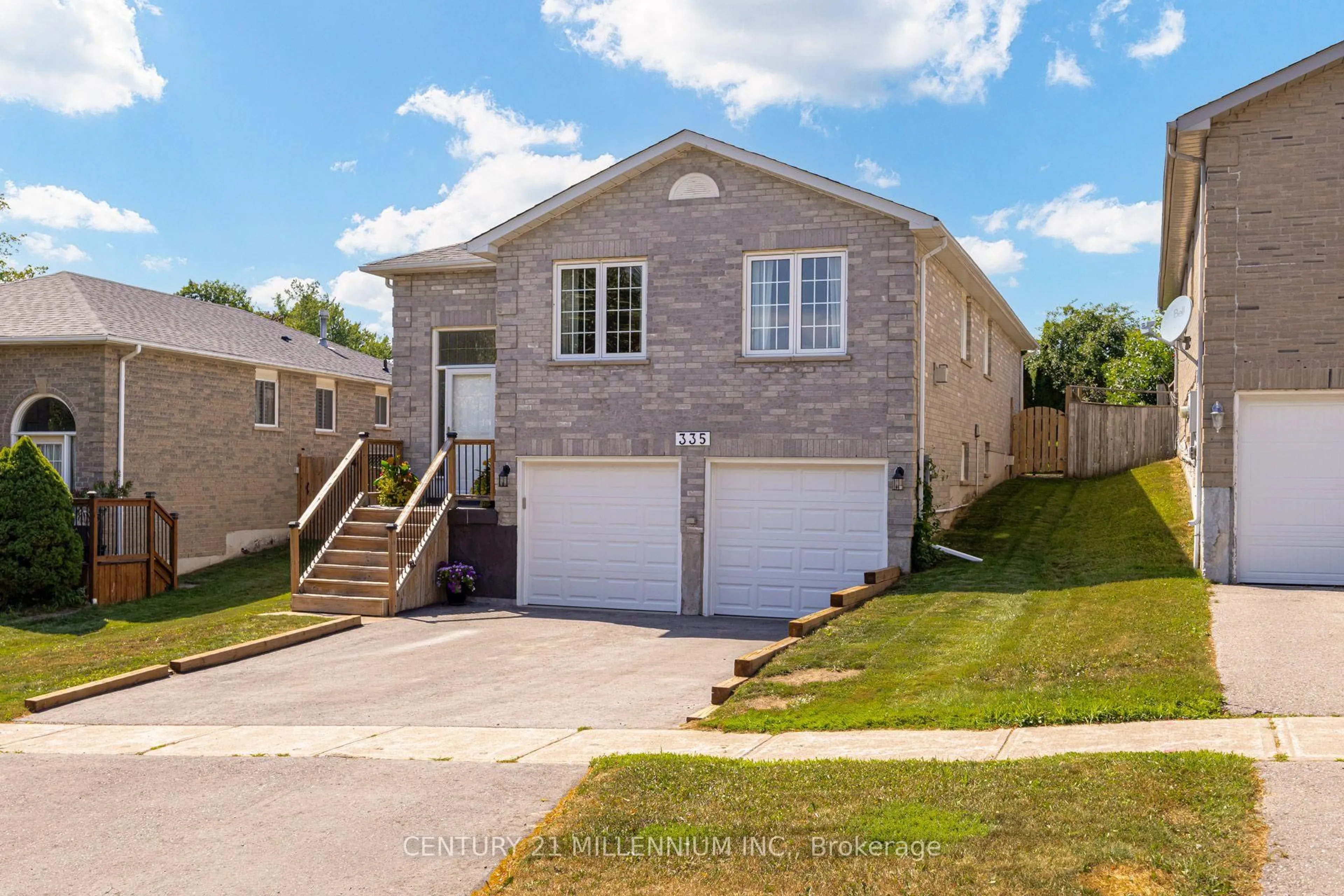 Home with vinyl exterior material, street for 335 Bailey Dr, Orangeville Ontario L9W 4L9