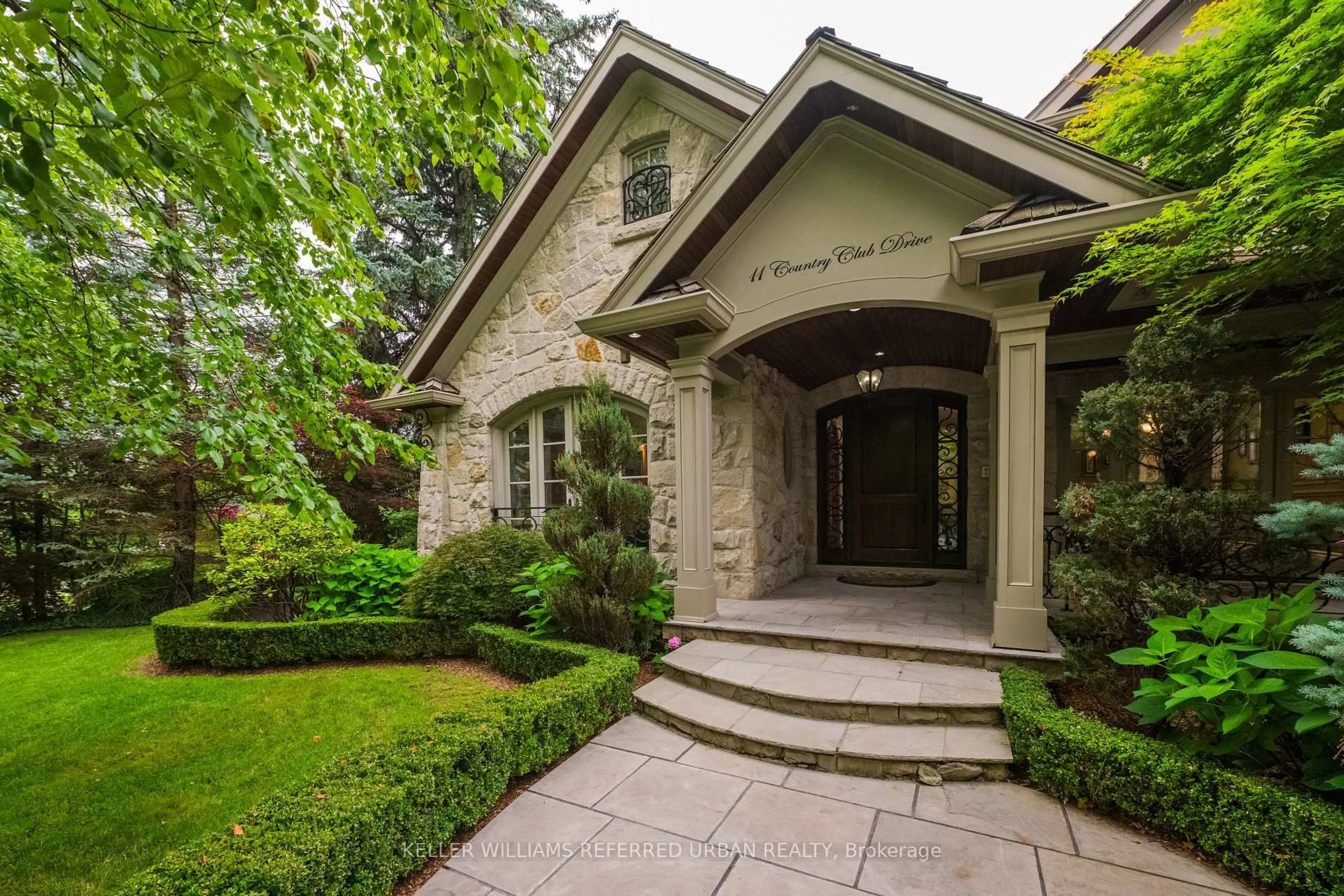 Home with brick exterior material, street for 11 Country Club Dr, Toronto Ontario M9A 3J3