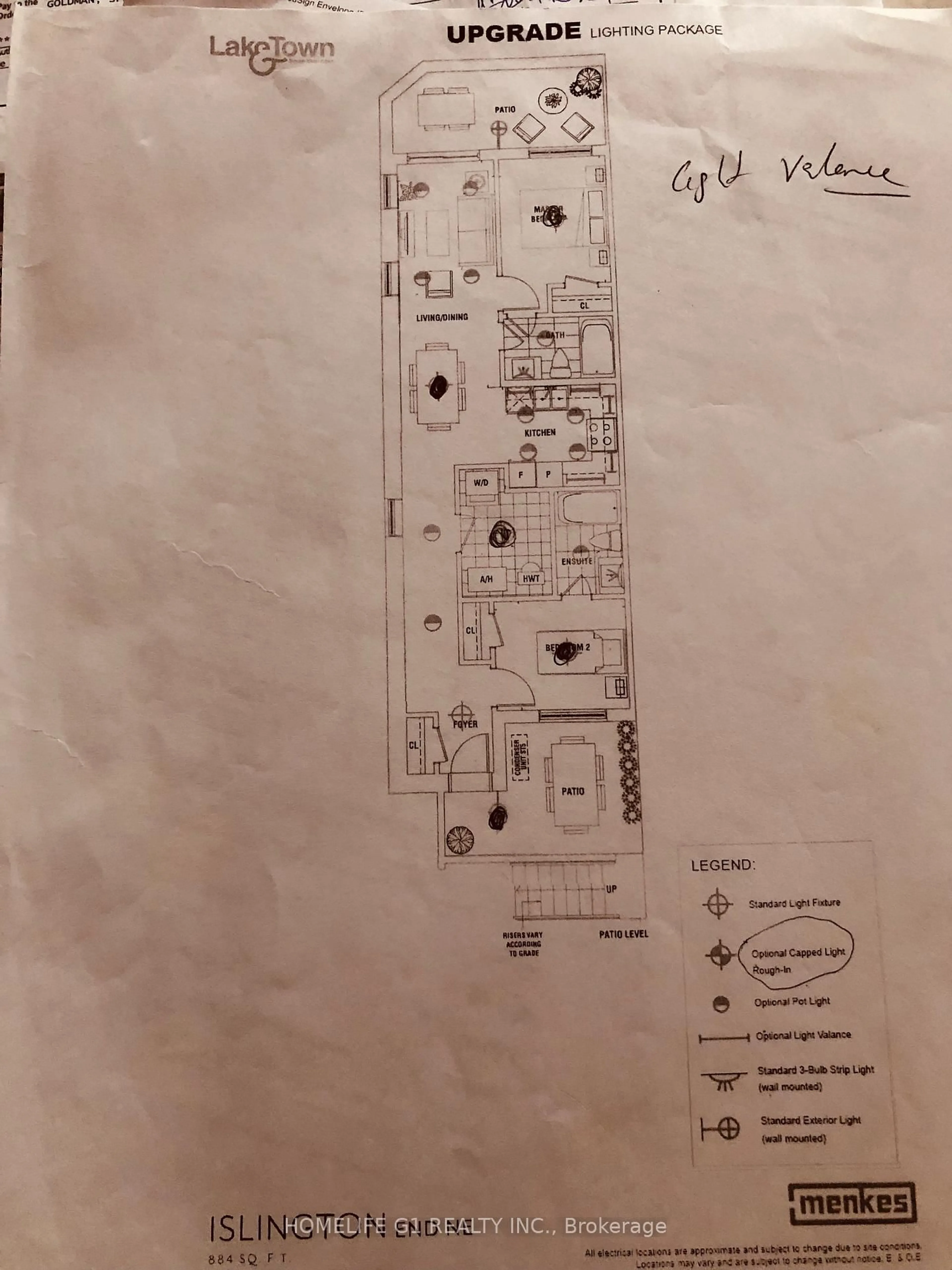 Floor plan for 5 William Jackson Way #48, Toronto Ontario M8V 0J8