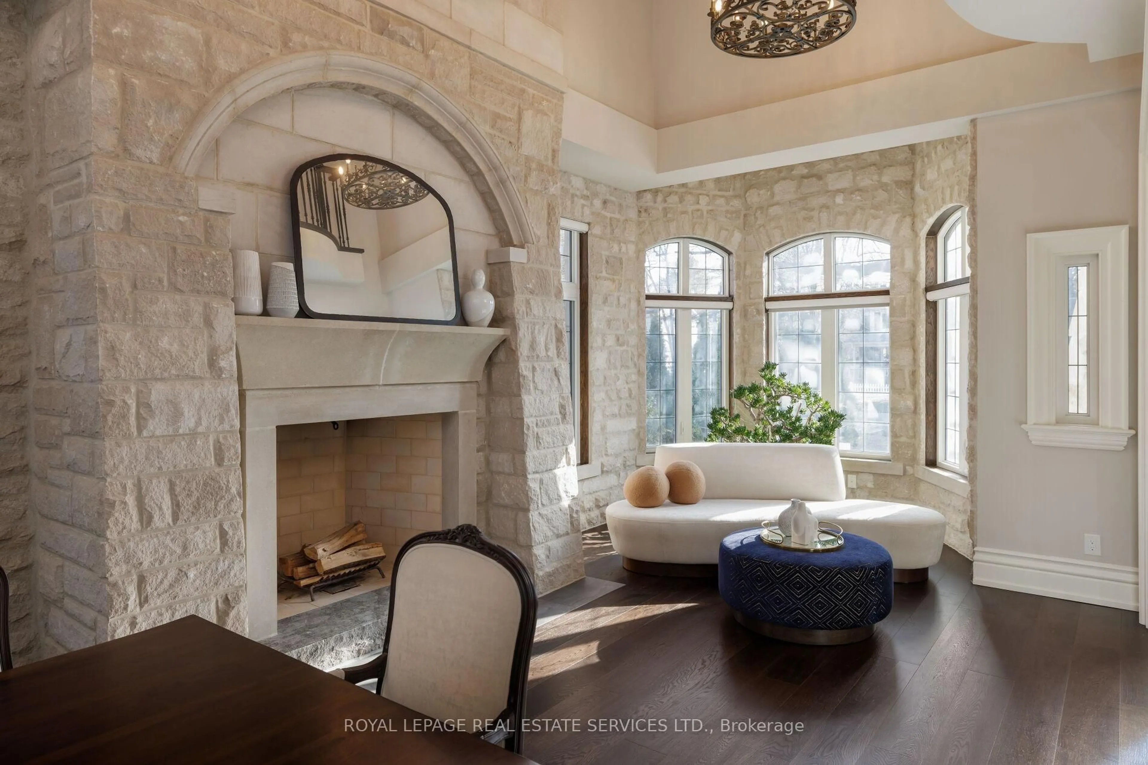 Living room with furniture, ceramic/tile floor for 1165 Garden Rd, Mississauga Ontario L5H 3J5