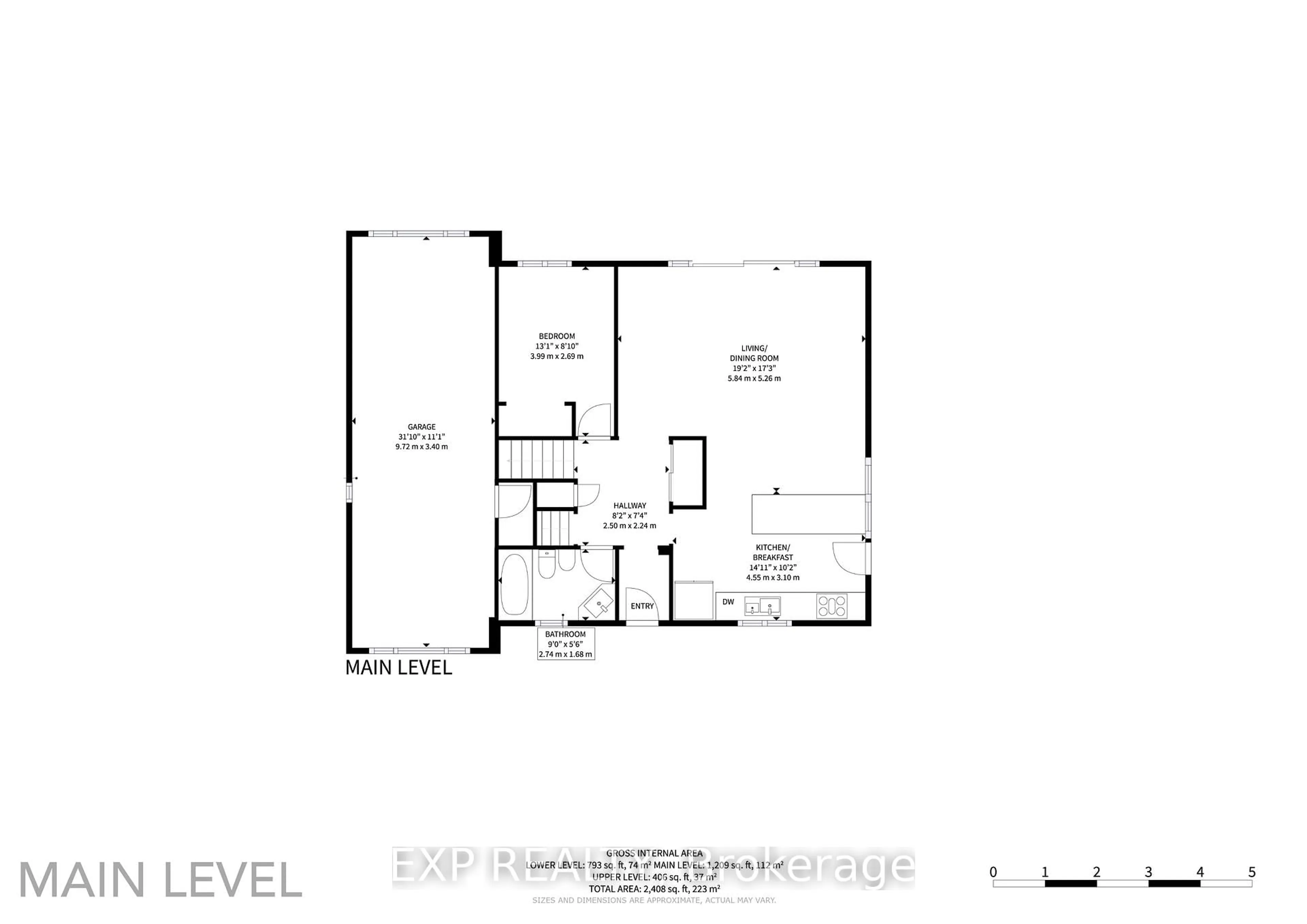 Floor plan for 77 Letchworth Cres, Toronto Ontario M3M 1Z1