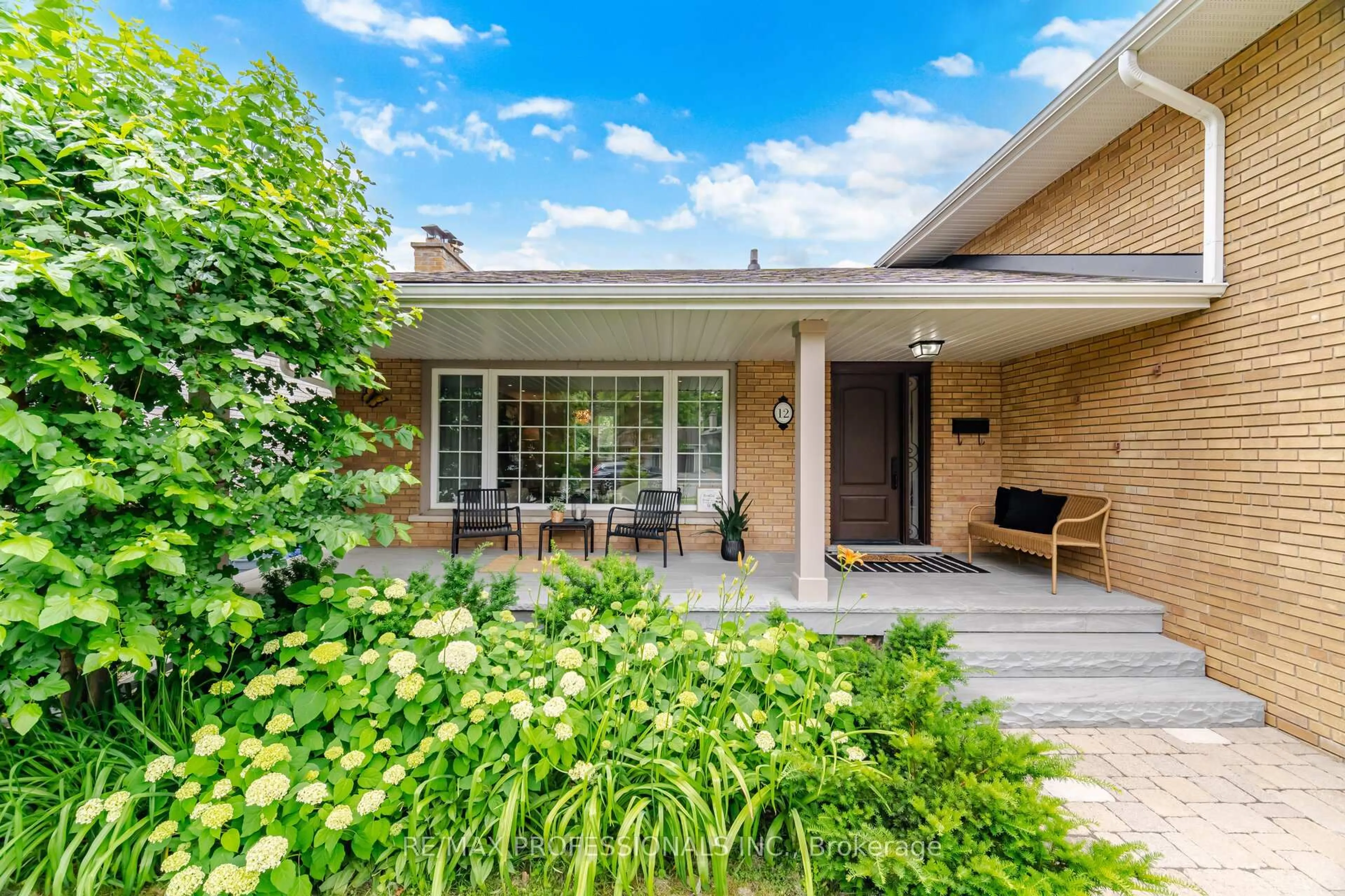 Home with brick exterior material, street for 12 Thicket Rd, Toronto Ontario M9C 2T3