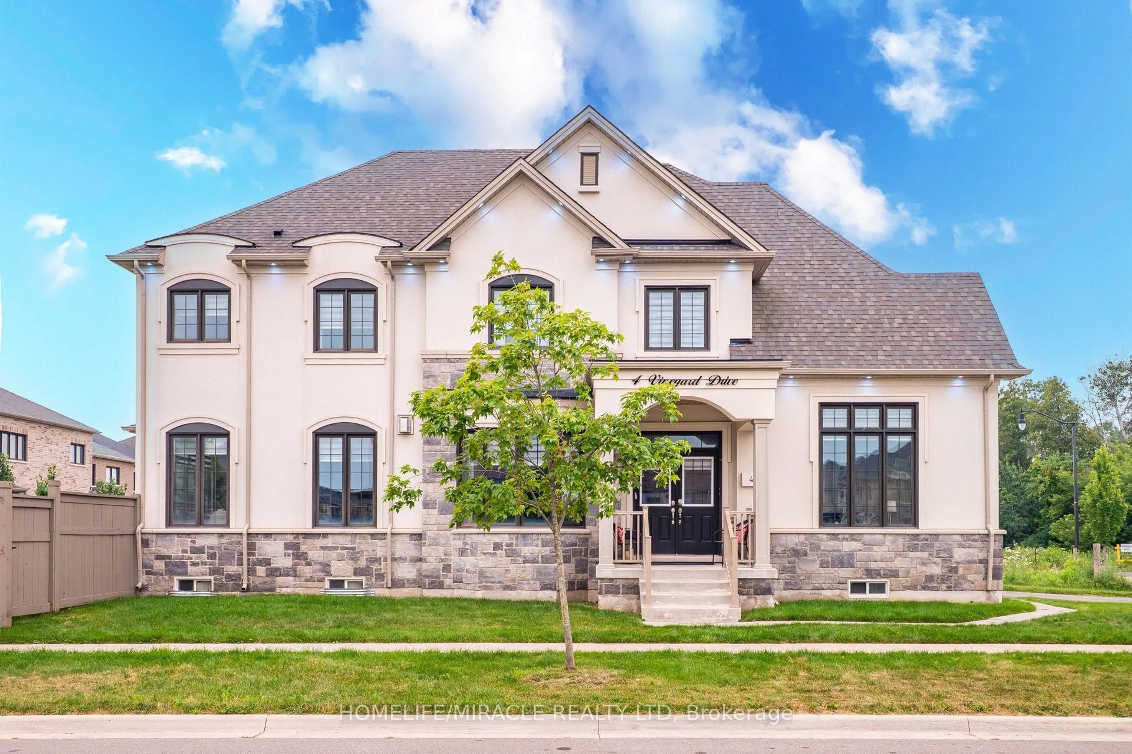 Home with brick exterior material, street for 4 Vineyard Dr, Brampton Ontario L6Y 1P3